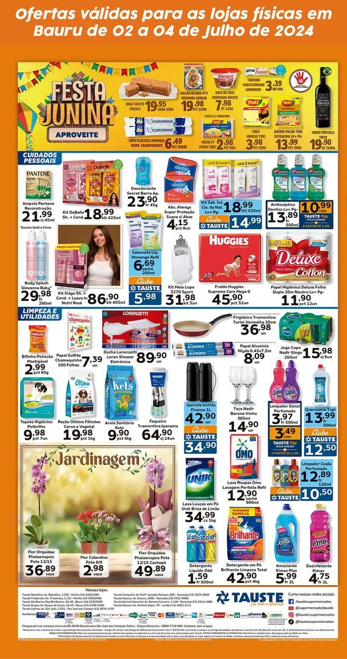 Encarte de Ofertas Tauste Bauru 2 de julho até 4 de julho 2024 - Pagina 5