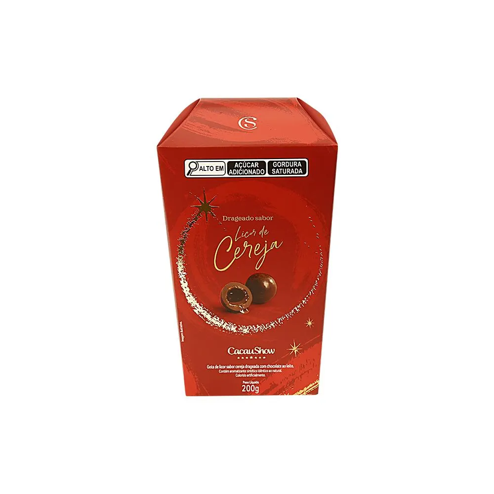 Drageados ao Leite com Licor de Cereja 200g