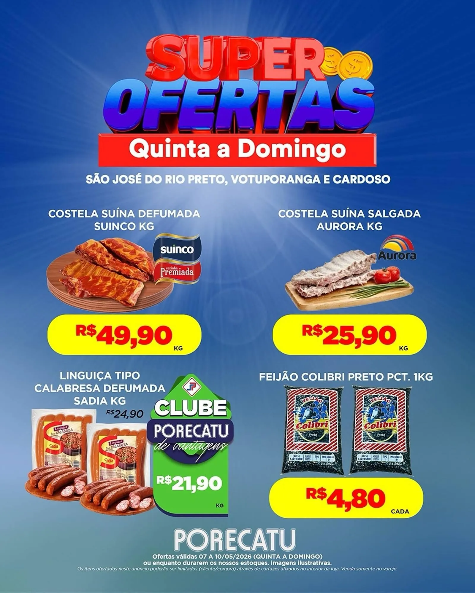 Encarte de Catálogo Supermercado Porecatu 7 de maio até 10 de maio 2026 - Pagina 13