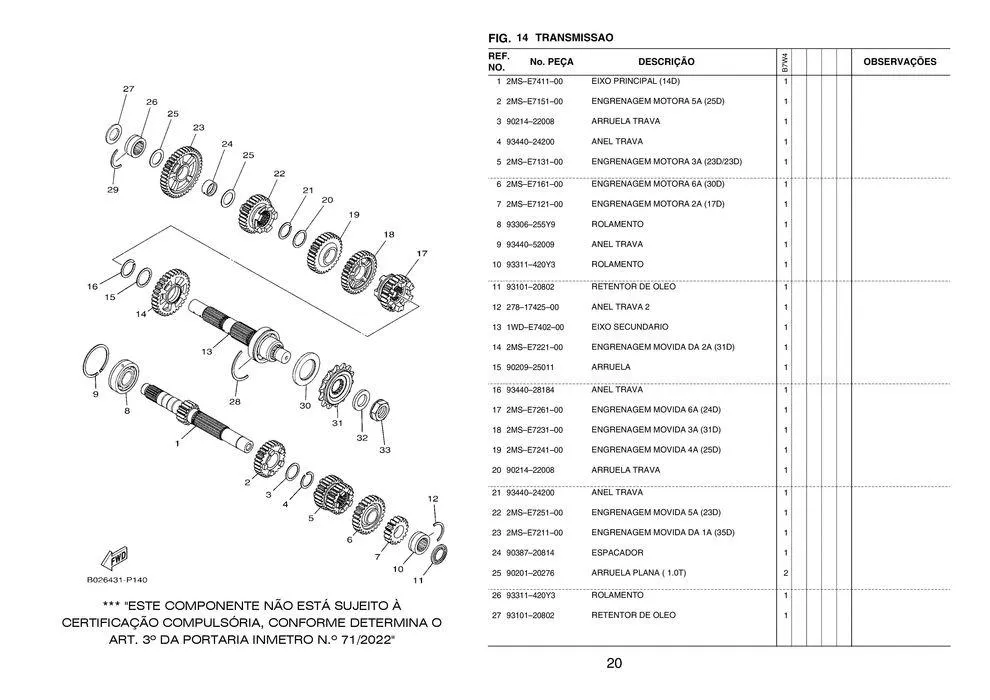 Encarte de Catálogo MT03-ABS 15 de janeiro até 31 de dezembro 2024 - Pagina 26
