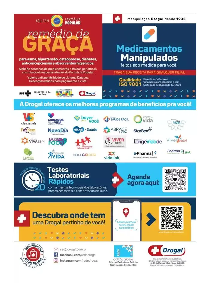 Encarte de Ofertas Especiais Drogal 3 de março até 30 de março 2025 - Pagina 32