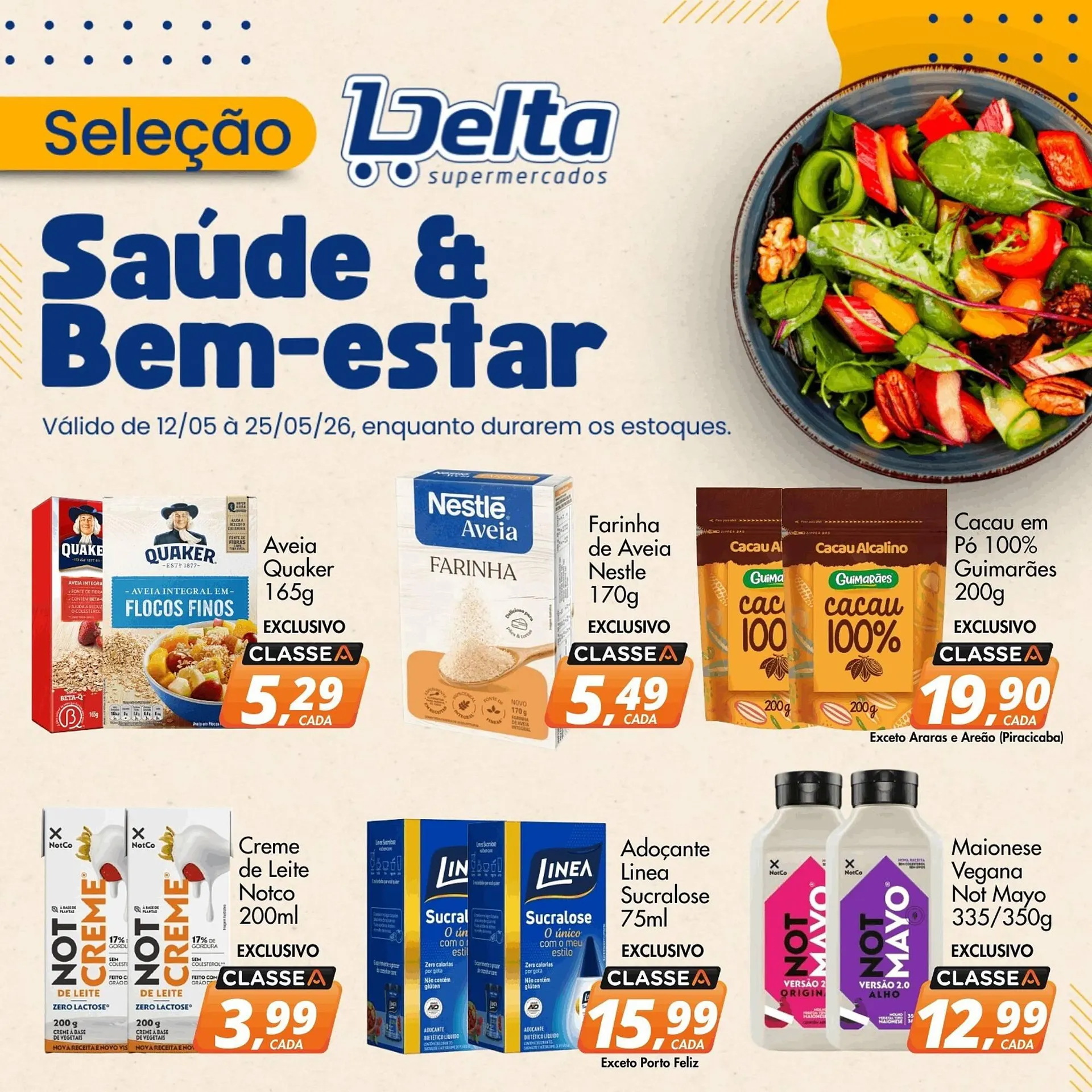 Encarte de Catálogo Delta Supermercados 12 de maio até 25 de maio 2026 - Pagina 1