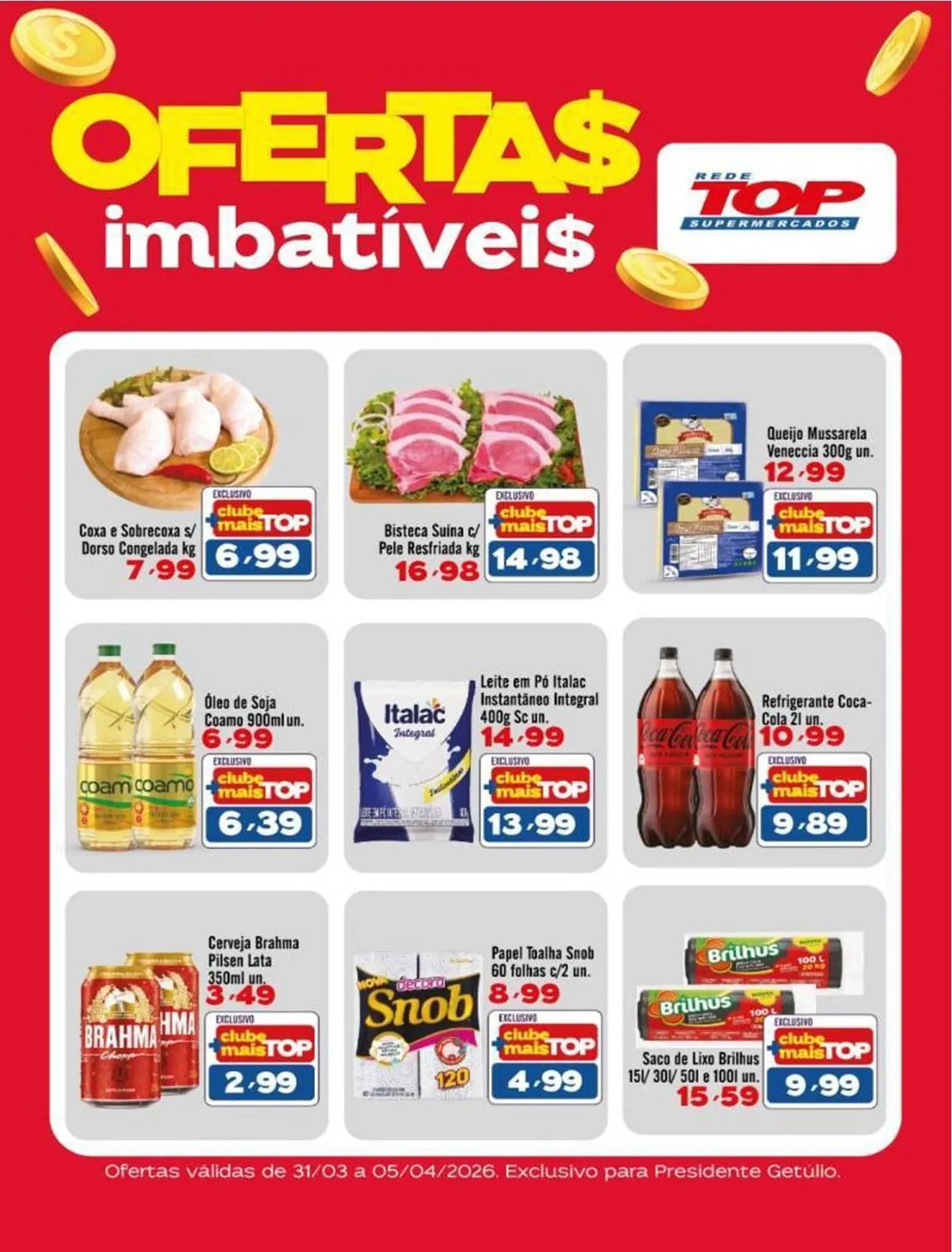 Encarte de Encarte Rede Top 31 de março até 5 de abril 2026 - Pagina 1