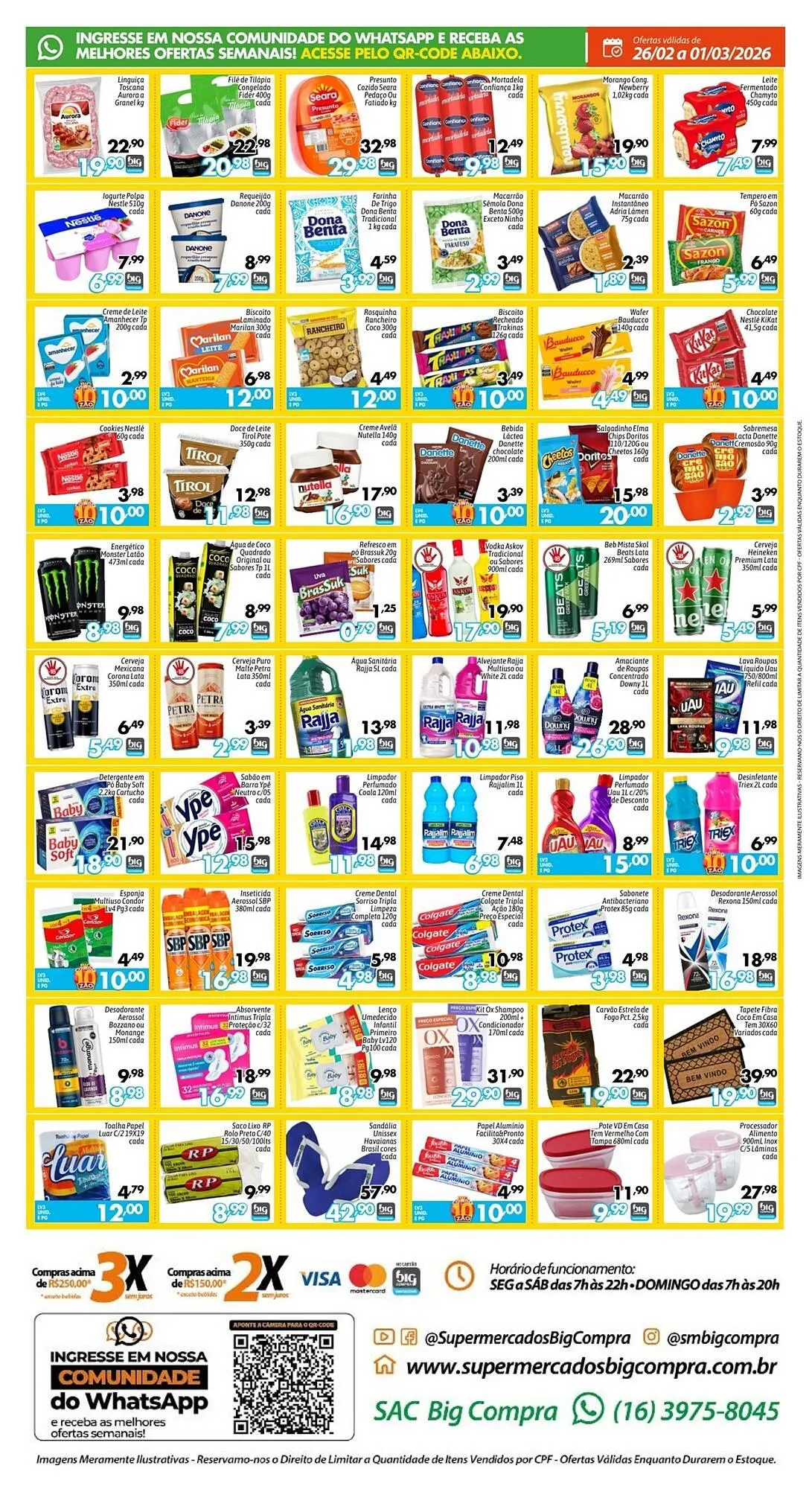 Encarte de Catálogo Supermercados Big Compra 26 de fevereiro até 1 de março 2026 - Pagina 2