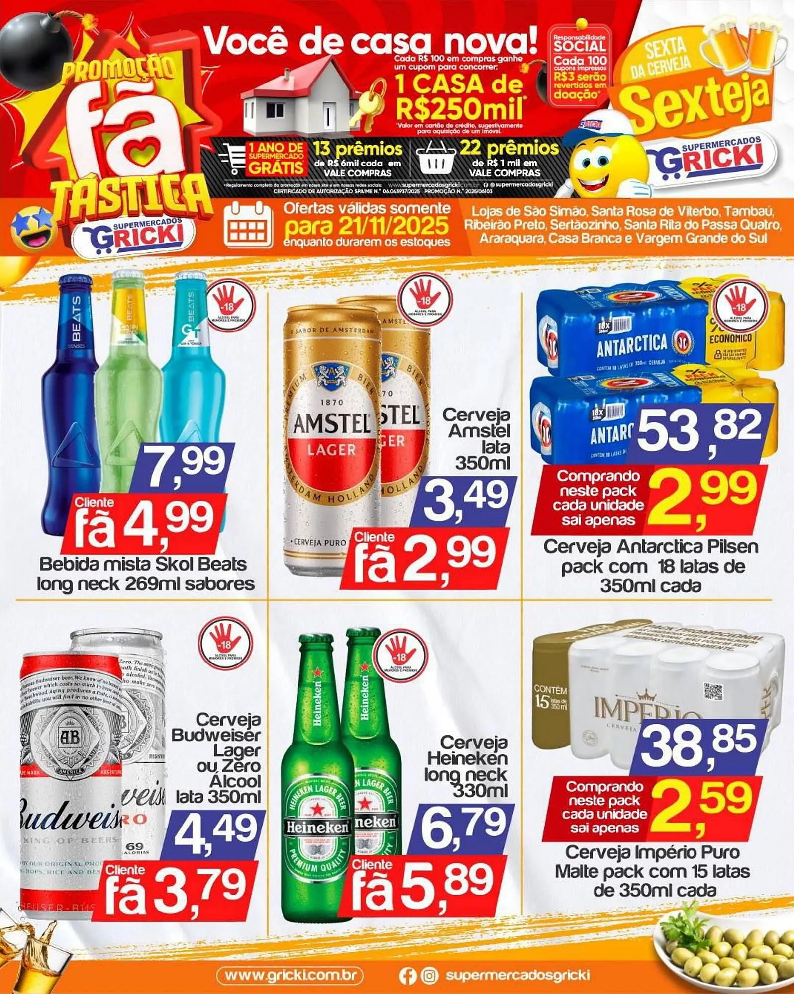 Encarte de Catálogo Supermercados Gricki 21 de novembro até 21 de novembro 2025 - Pagina 2