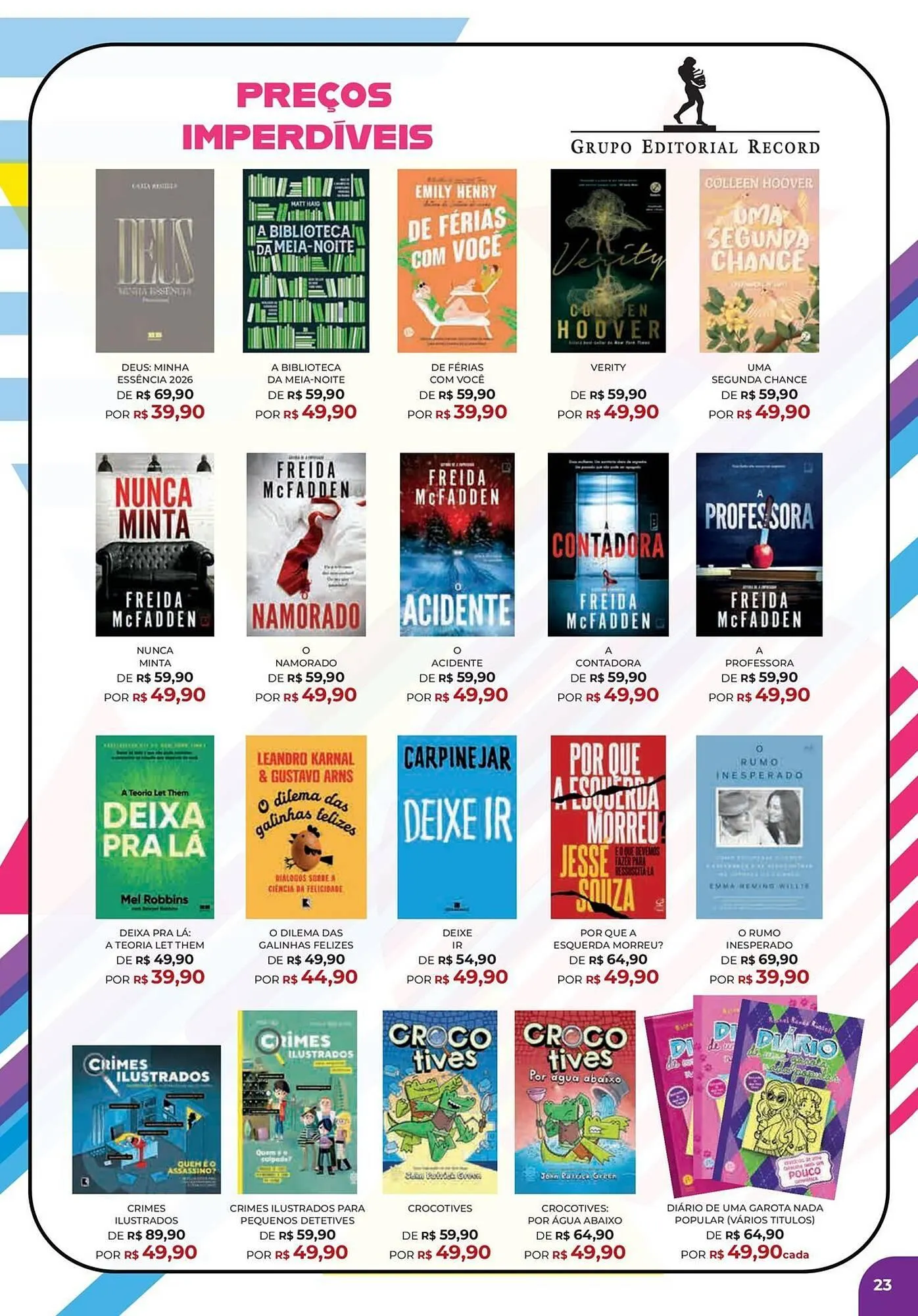 Encarte de Catálogo Livraria Leitura 31 de janeiro até 28 de fevereiro 2026 - Pagina 23