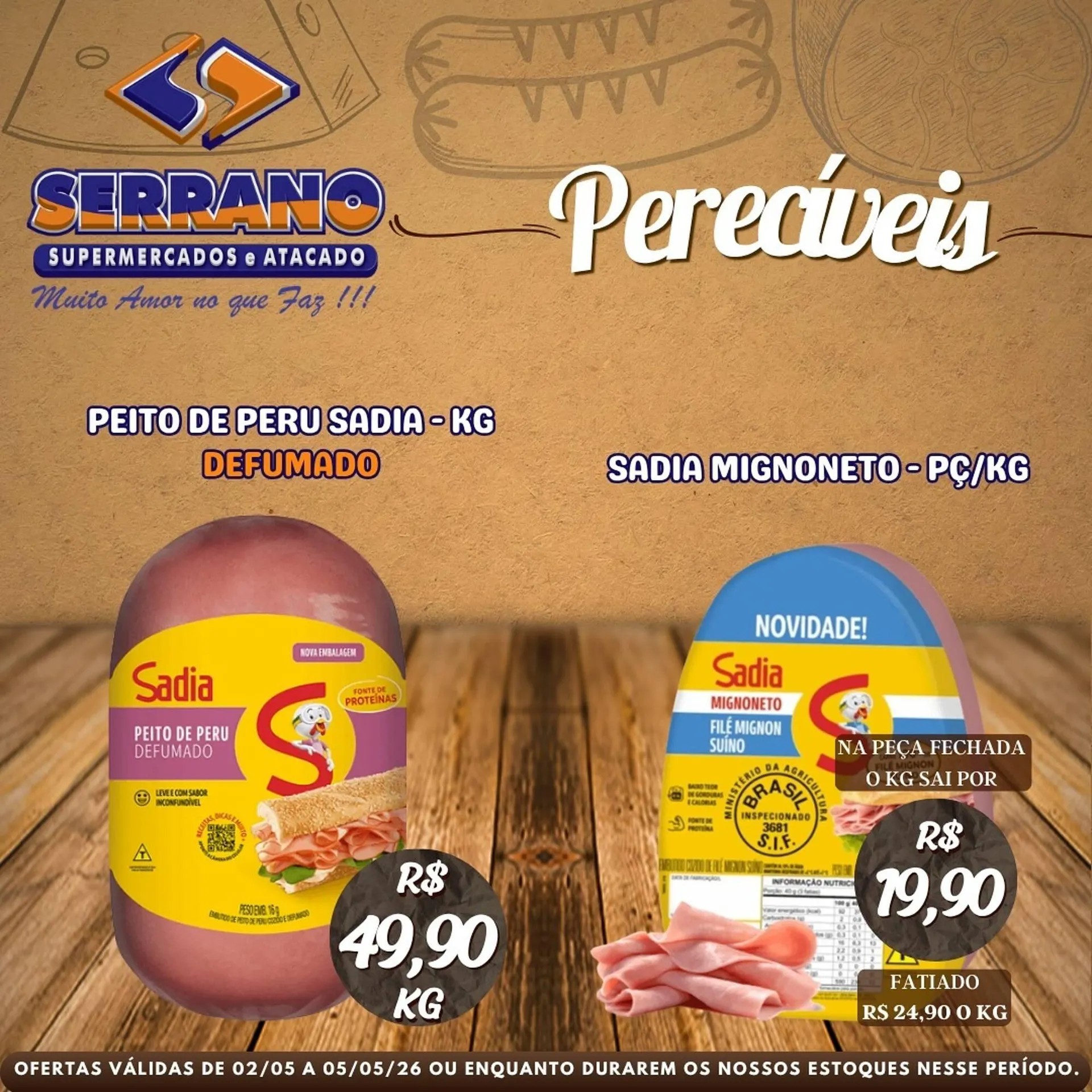 Encarte de Catálogo Serrano Supermercado 3 de maio até 5 de maio 2026 - Pagina 2