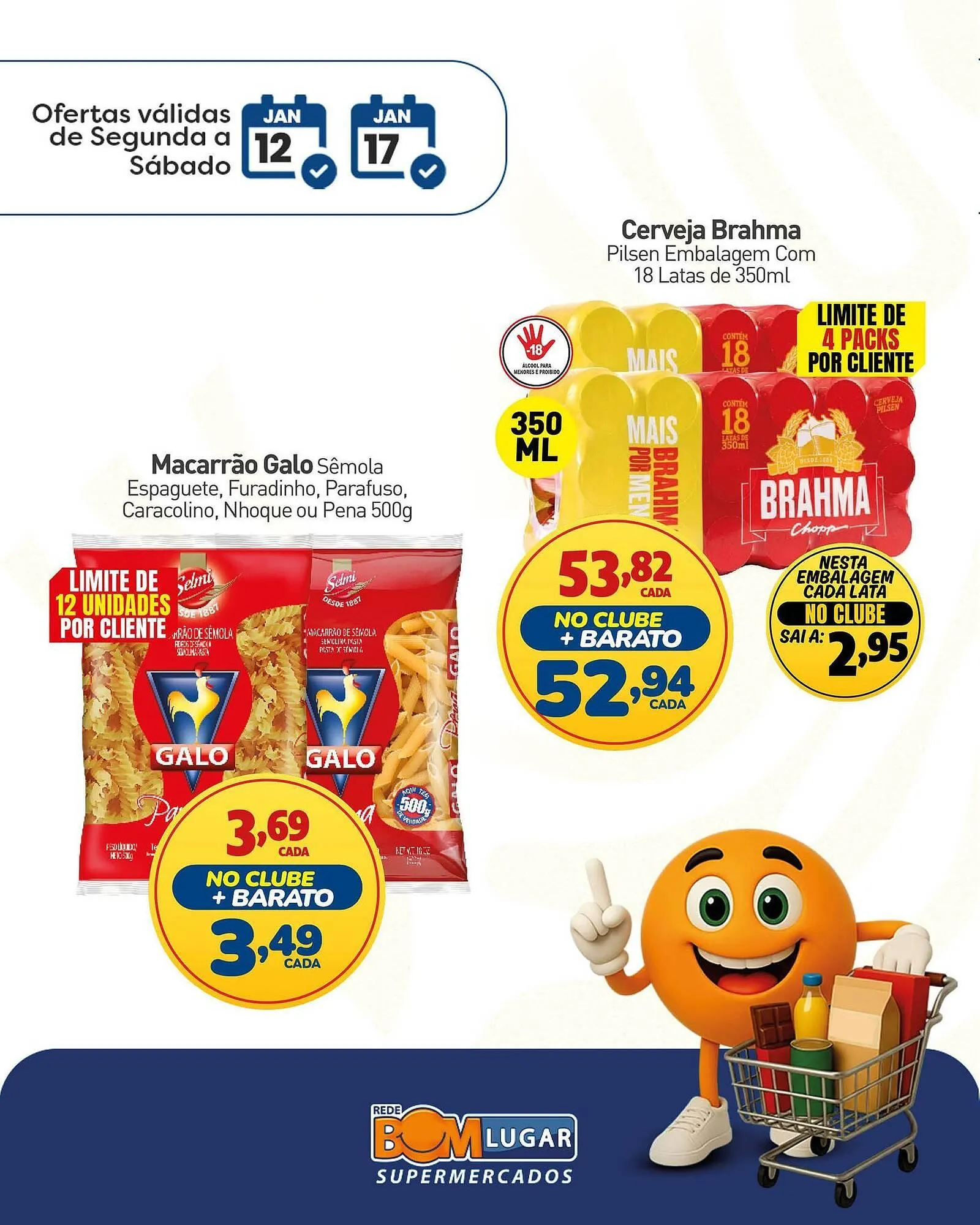 Encarte de Folheto Rede Bom Lugar 15 de janeiro até 17 de janeiro 2026 - Pagina 1