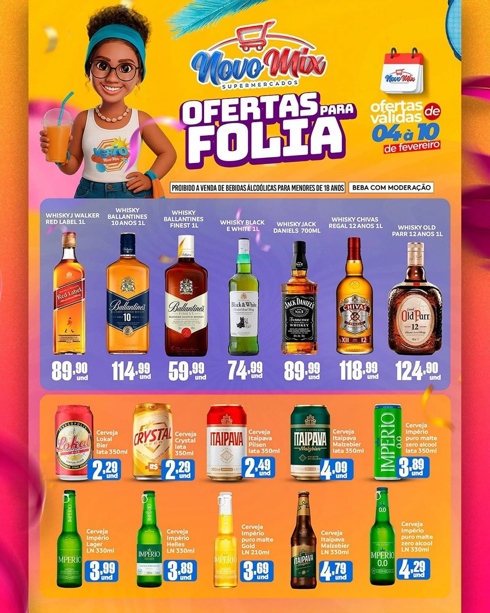 Encarte de Encarte Novo Mix 4 de fevereiro até 10 de fevereiro 2026 - Pagina 1