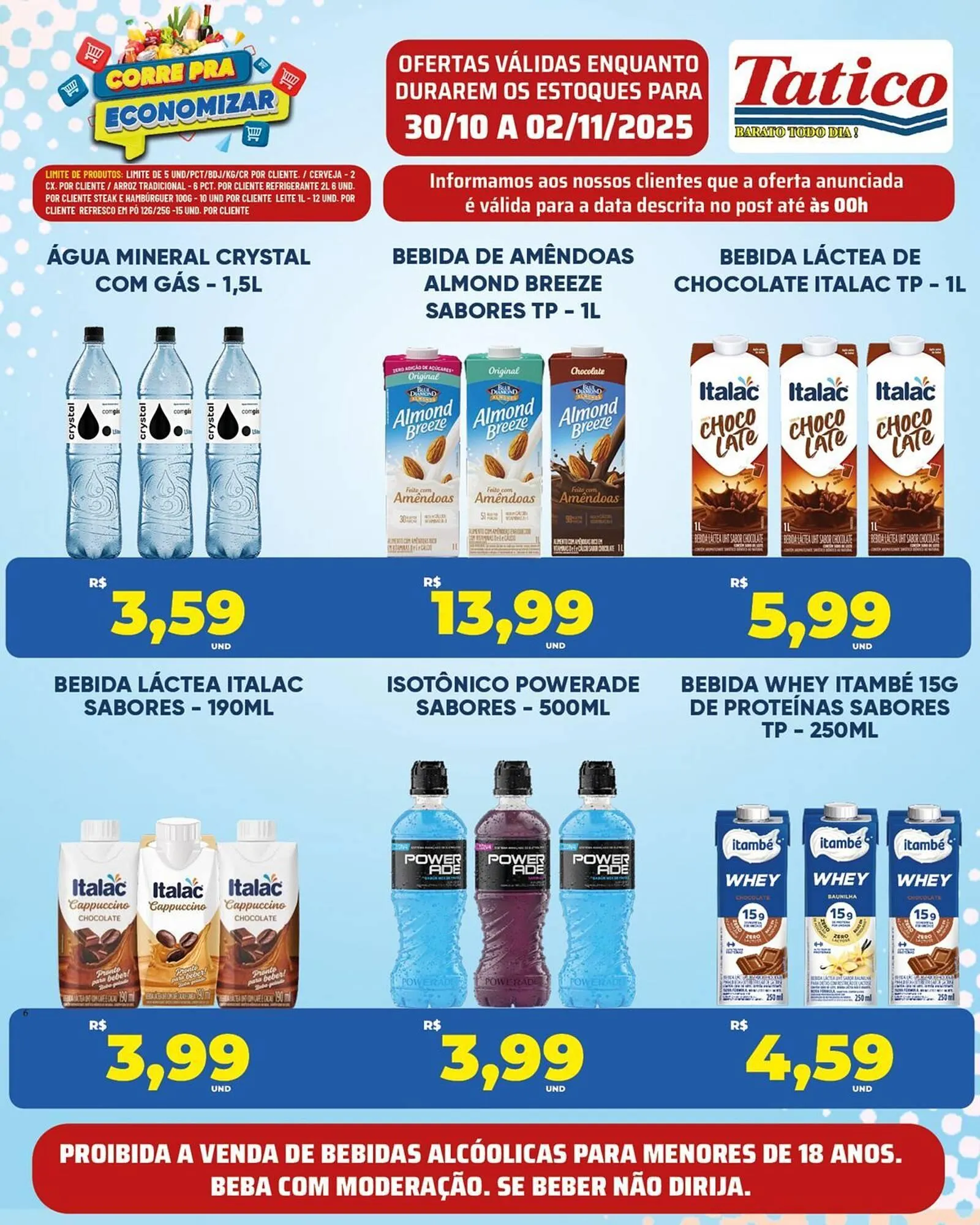 Encarte de Tabloide Tatico 30 de outubro até 3 de novembro 2025 - Pagina 3