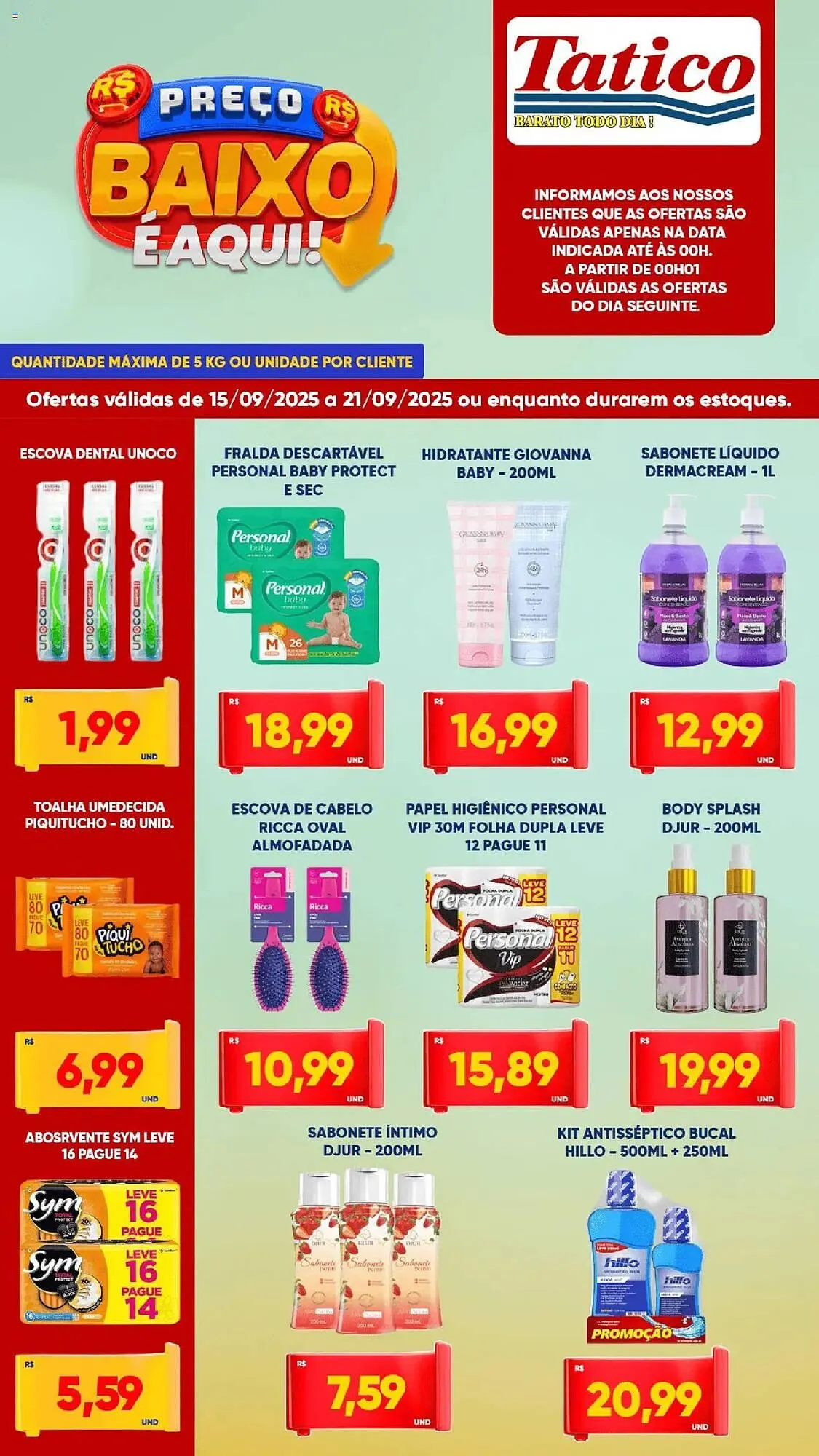 Encarte de Tabloide Tatico 15 de setembro até 22 de setembro 2025 - Pagina 6