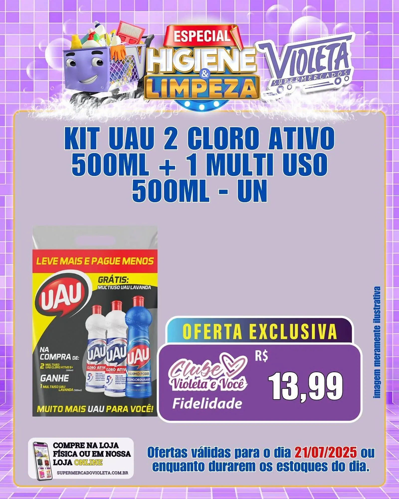 Encarte de Catálogo Violeta Supermercados 21 de julho até 21 de julho 2025 - Pagina 3