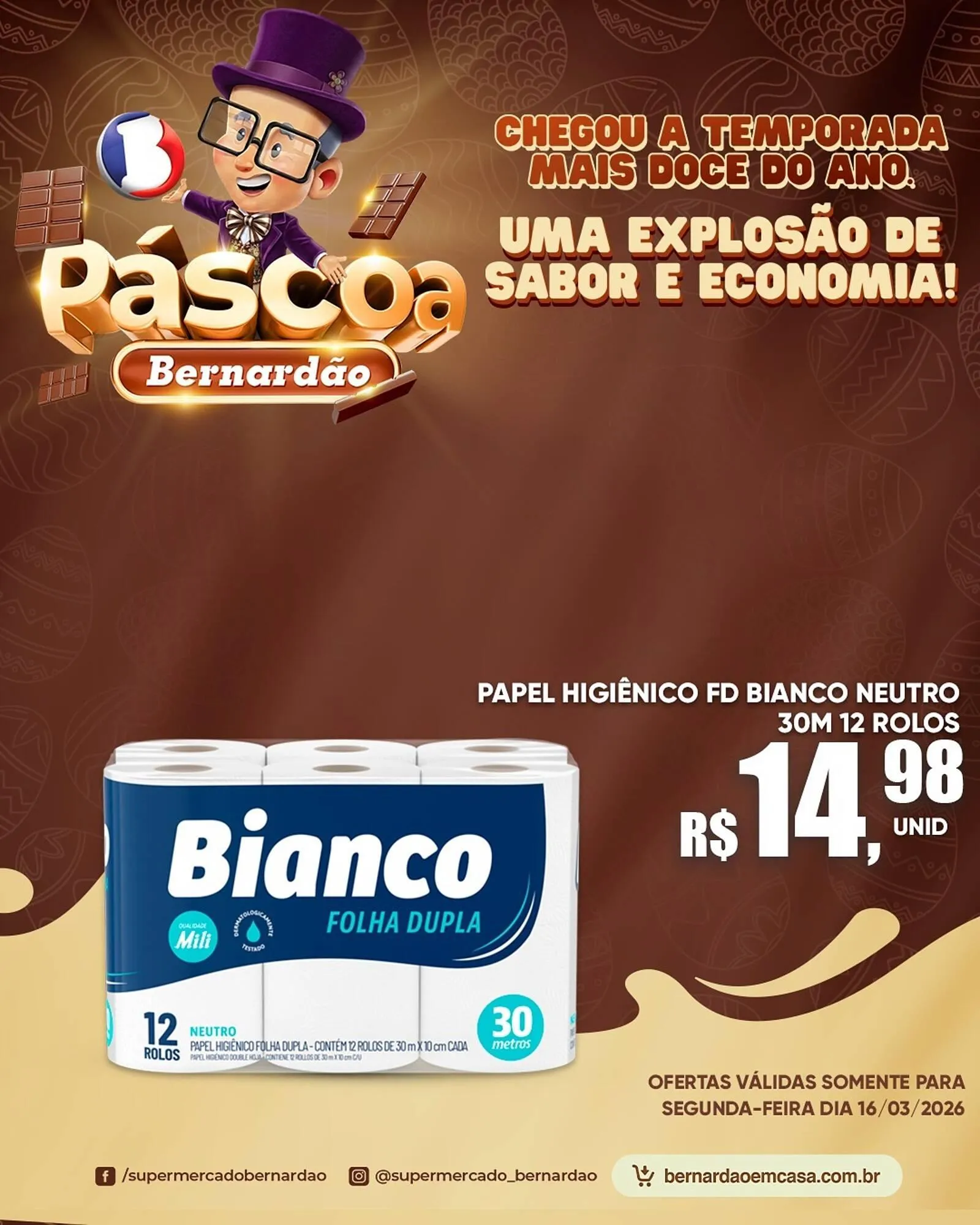 Encarte de Catálogo Supermercado Bernardão 16 de março até 16 de março 2026 - Pagina 2