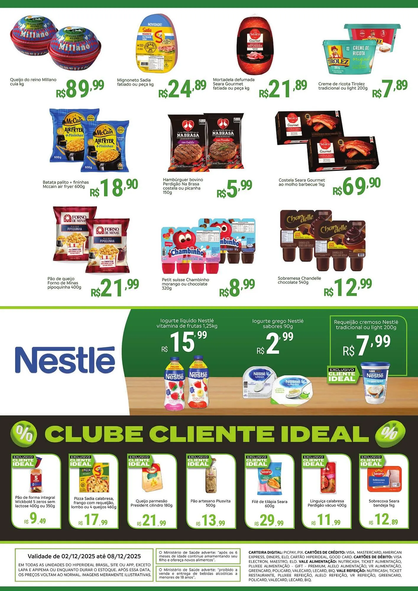 Encarte de Catálogo Hiperideal Supermercados 1 de dezembro até 8 de dezembro 2025 - Pagina 2