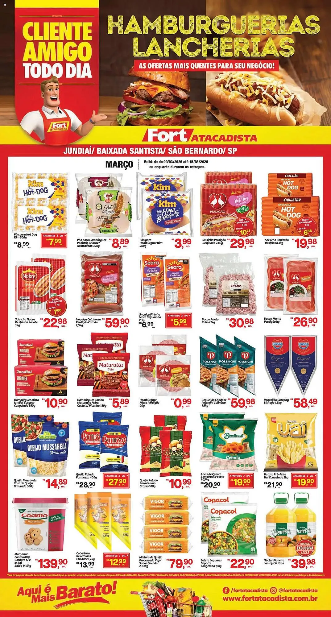 Encarte de Tabloide Fort Atacadista 9 de março até 15 de março 2026 - Pagina 1