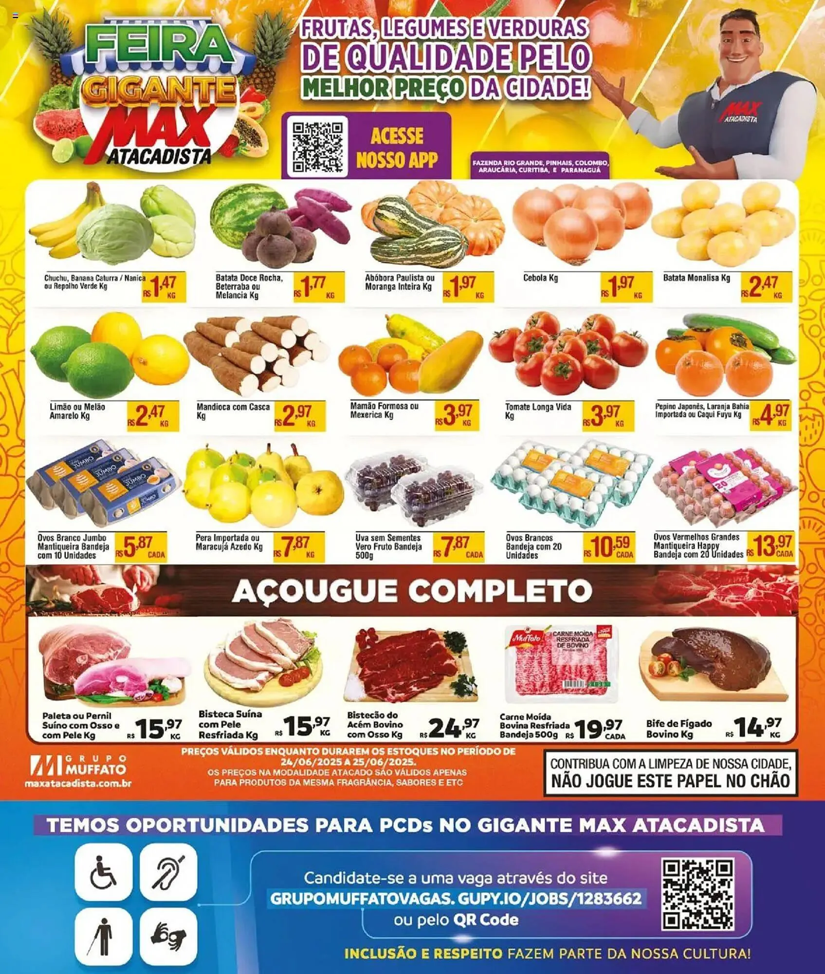 Encarte de Catálogo Max Atacadista 24 de junho até 26 de junho 2025 - Pagina 1