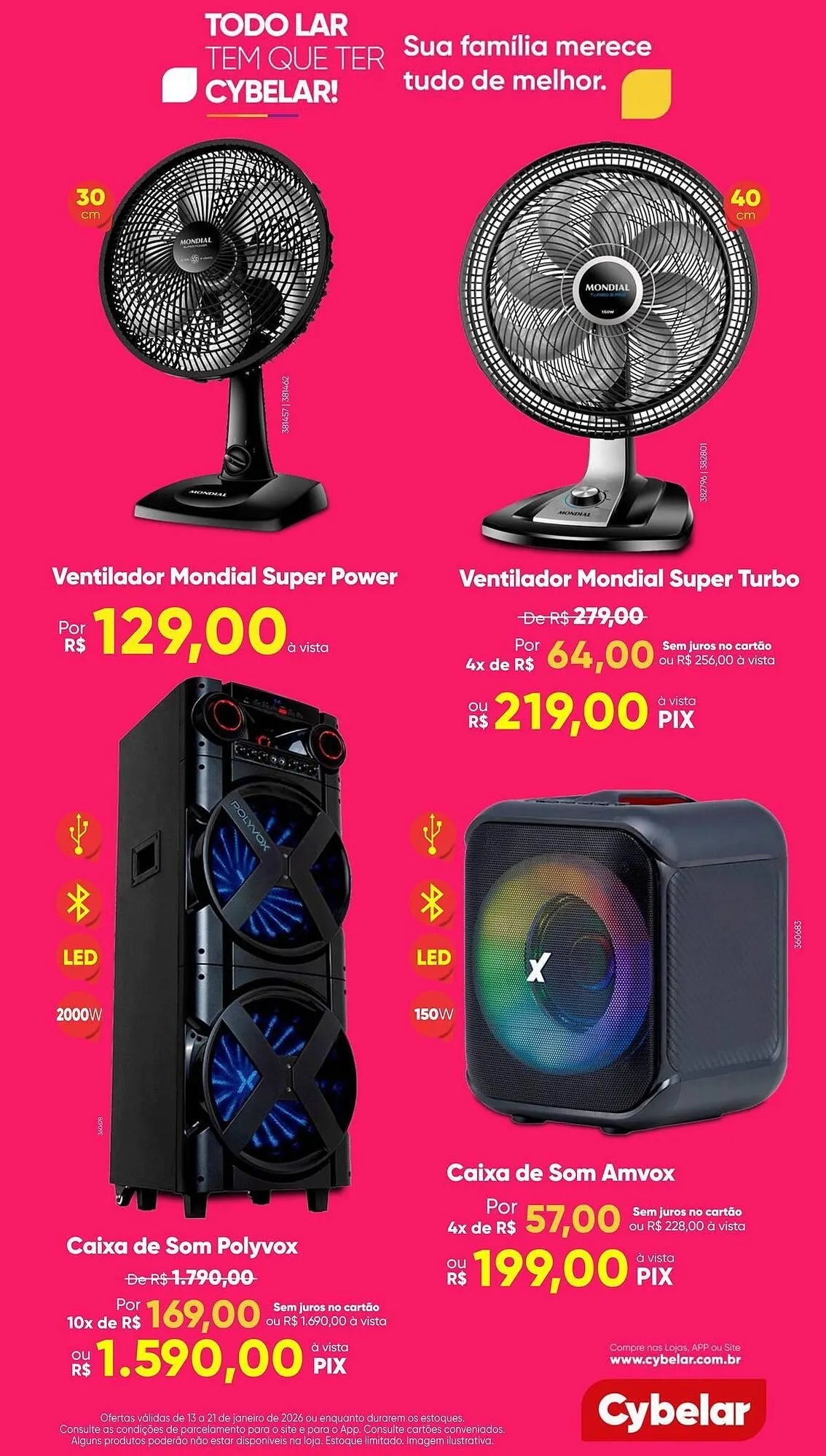 Encarte de Catálogo Cybelar 14 de janeiro até 21 de janeiro 2026 - Pagina 3