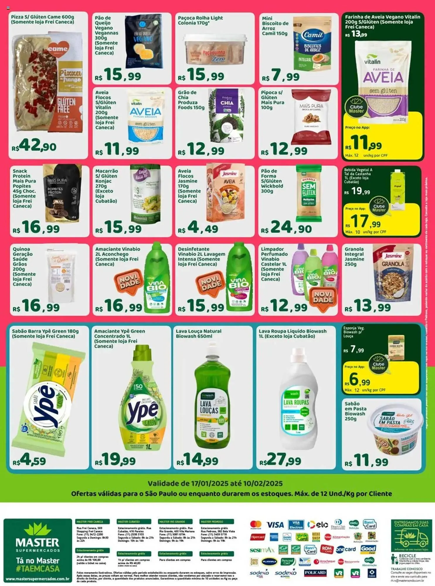 Encarte de Catálogo Master Supermercados 17 de janeiro até 10 de fevereiro 2025 - Pagina 4