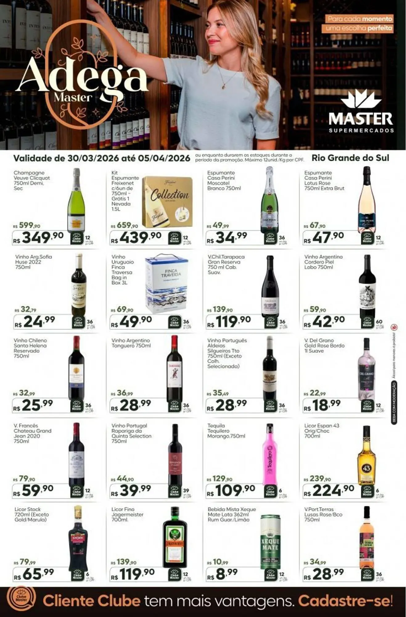 Encarte de Folheto Master Supermercados 30 de março até 5 de abril 2026 - Pagina 1