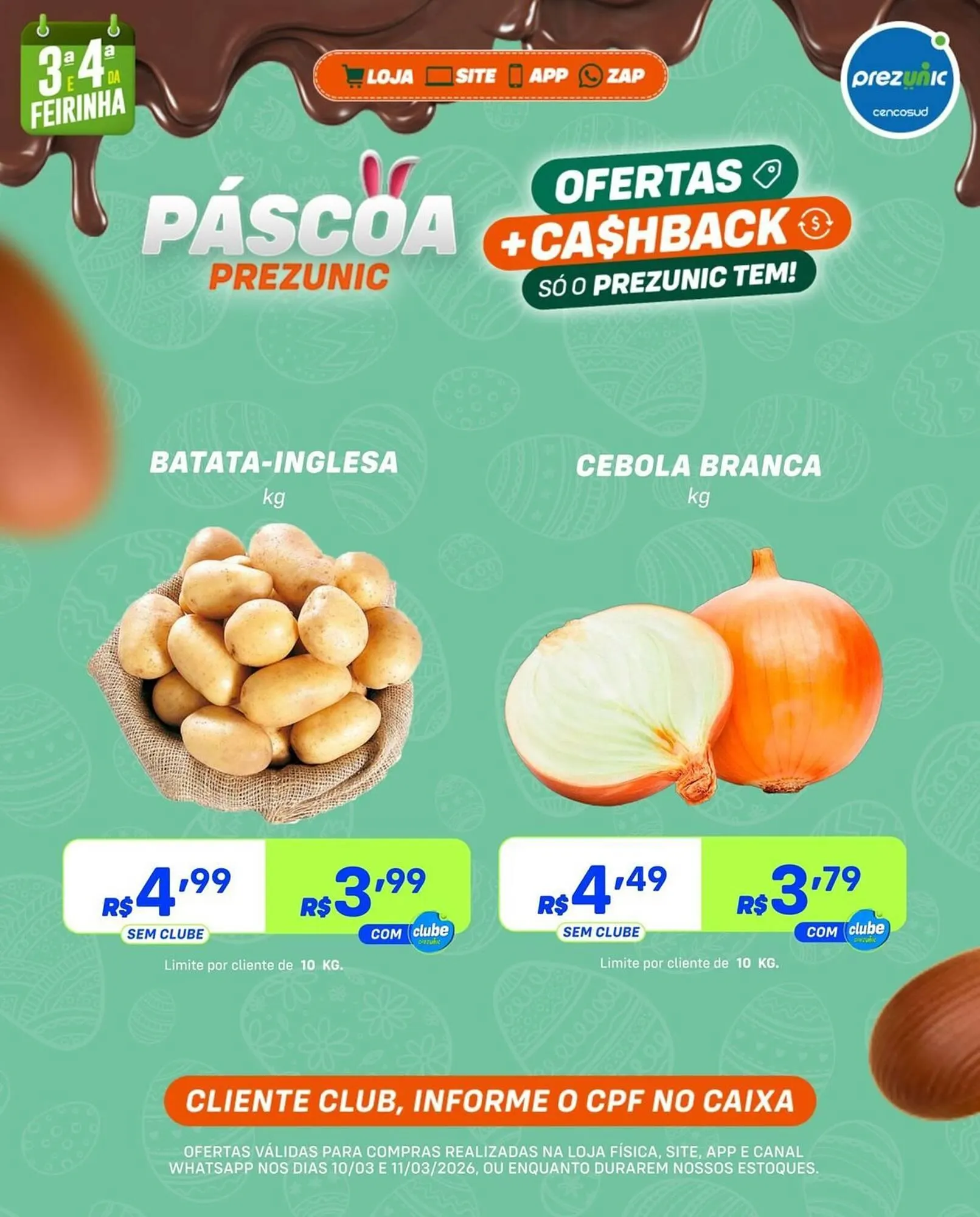 Encarte de Encarte Prezunic 10 de março até 11 de março 2026 - Pagina 4