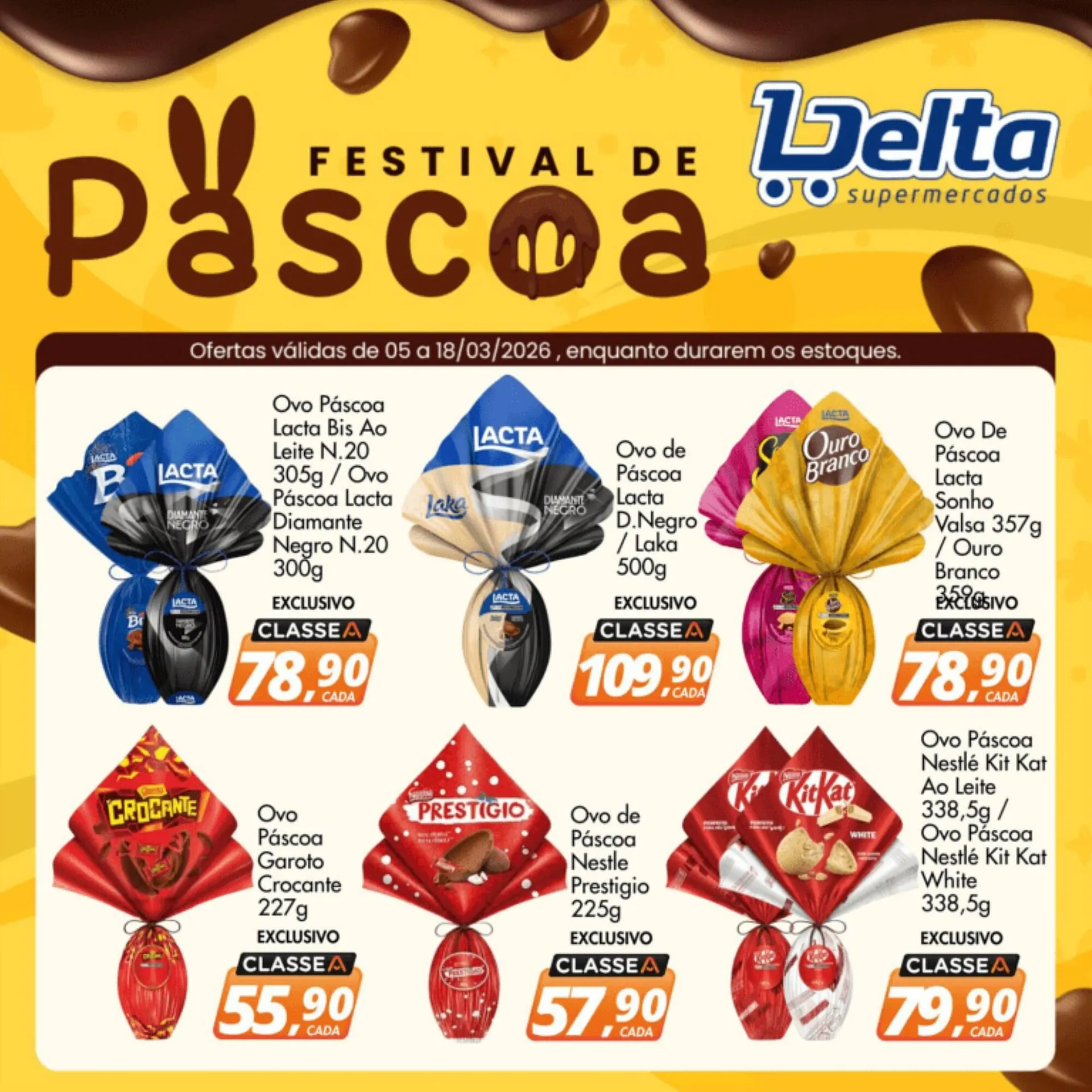 Encarte de Catálogo Delta Supermercados 5 de março até 18 de março 2026 - Pagina 1