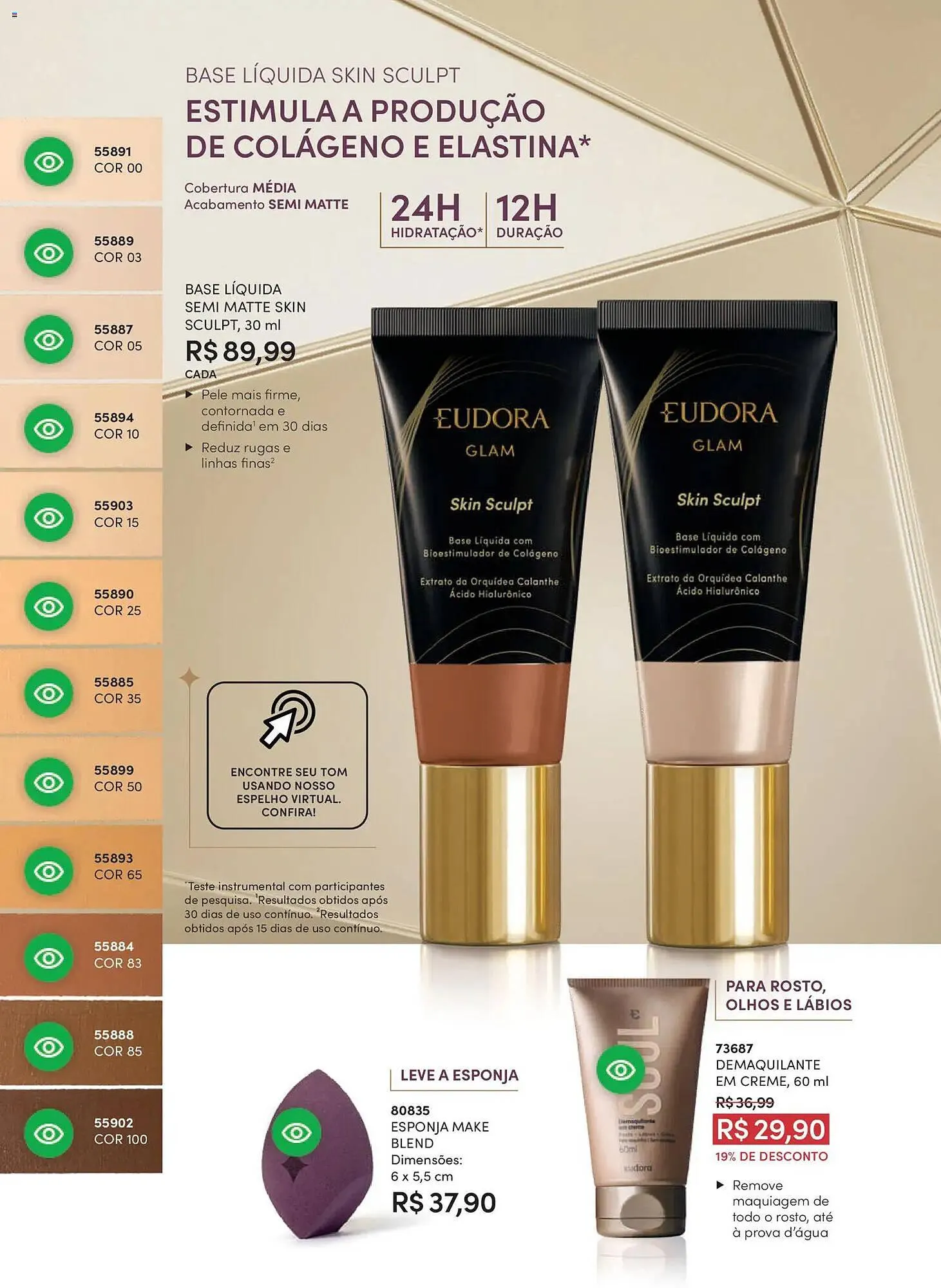 Encarte de Catálogo Eudora 11 de março até 10 de abril 2026 - Pagina 90