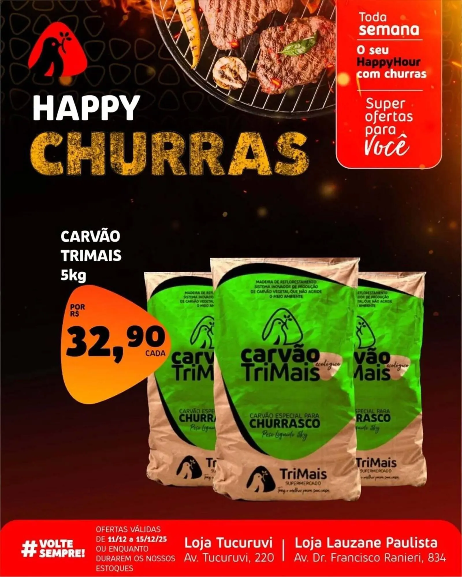 Encarte de Catálogo Trimais Supermercado 11 de dezembro até 15 de dezembro 2025 - Pagina 2