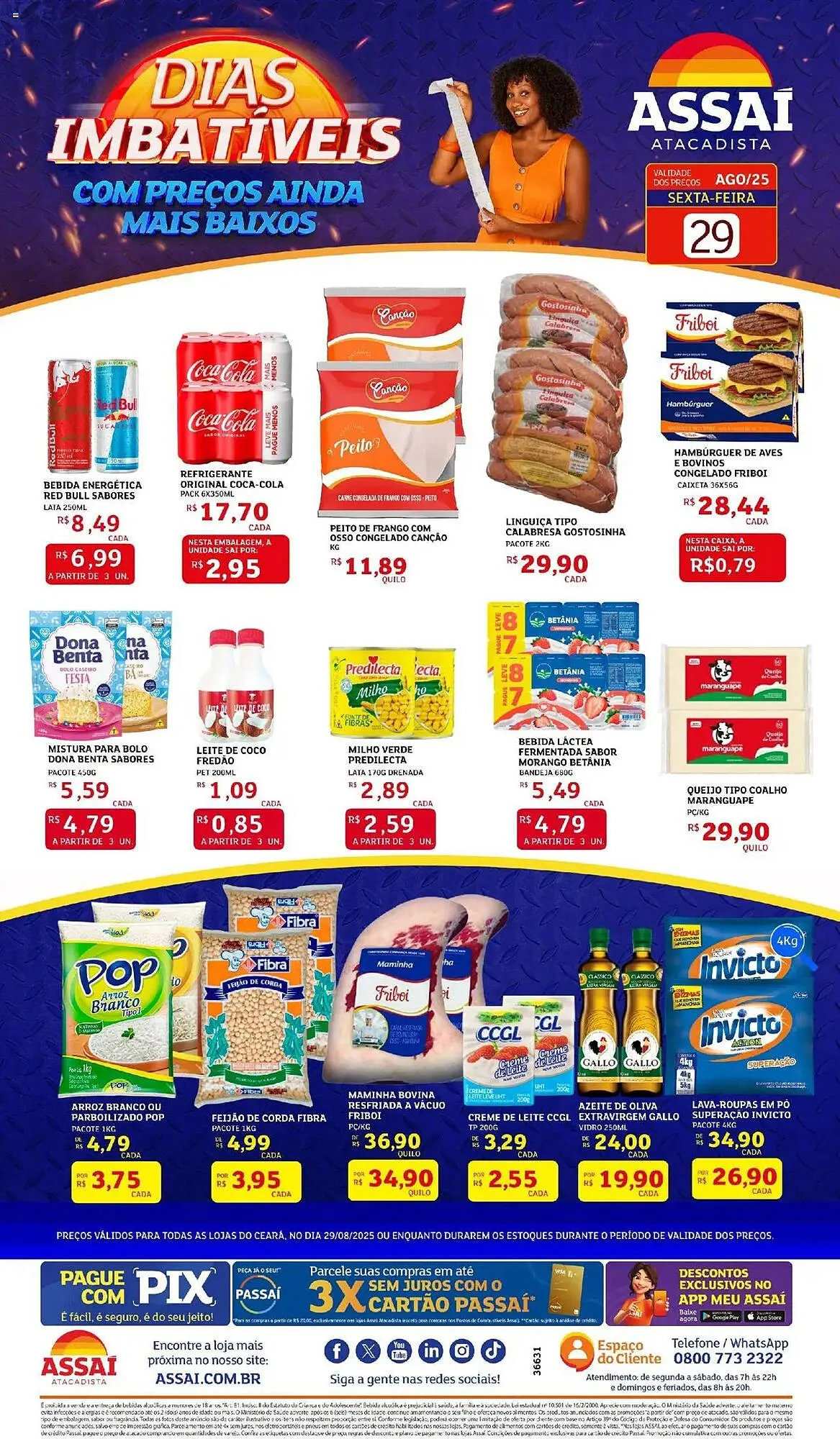 Encarte de Catálogo Assaí Atacadista 29 de agosto até 29 de agosto 2025 - Pagina 1