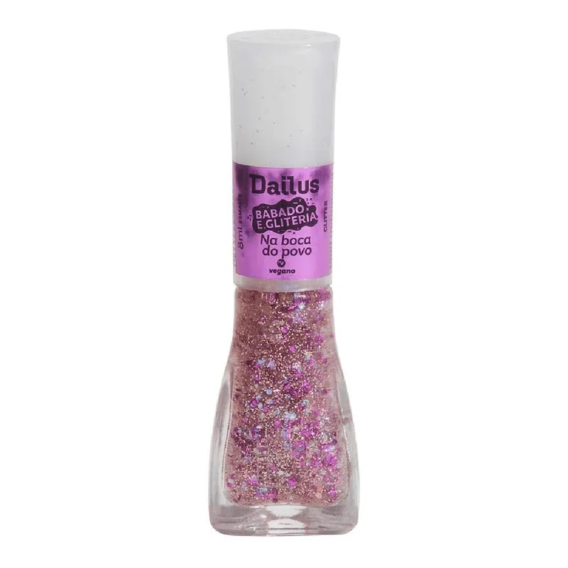 Esmalte Dailus Babado E Gliteria Na Boca Do Povo 8Ml