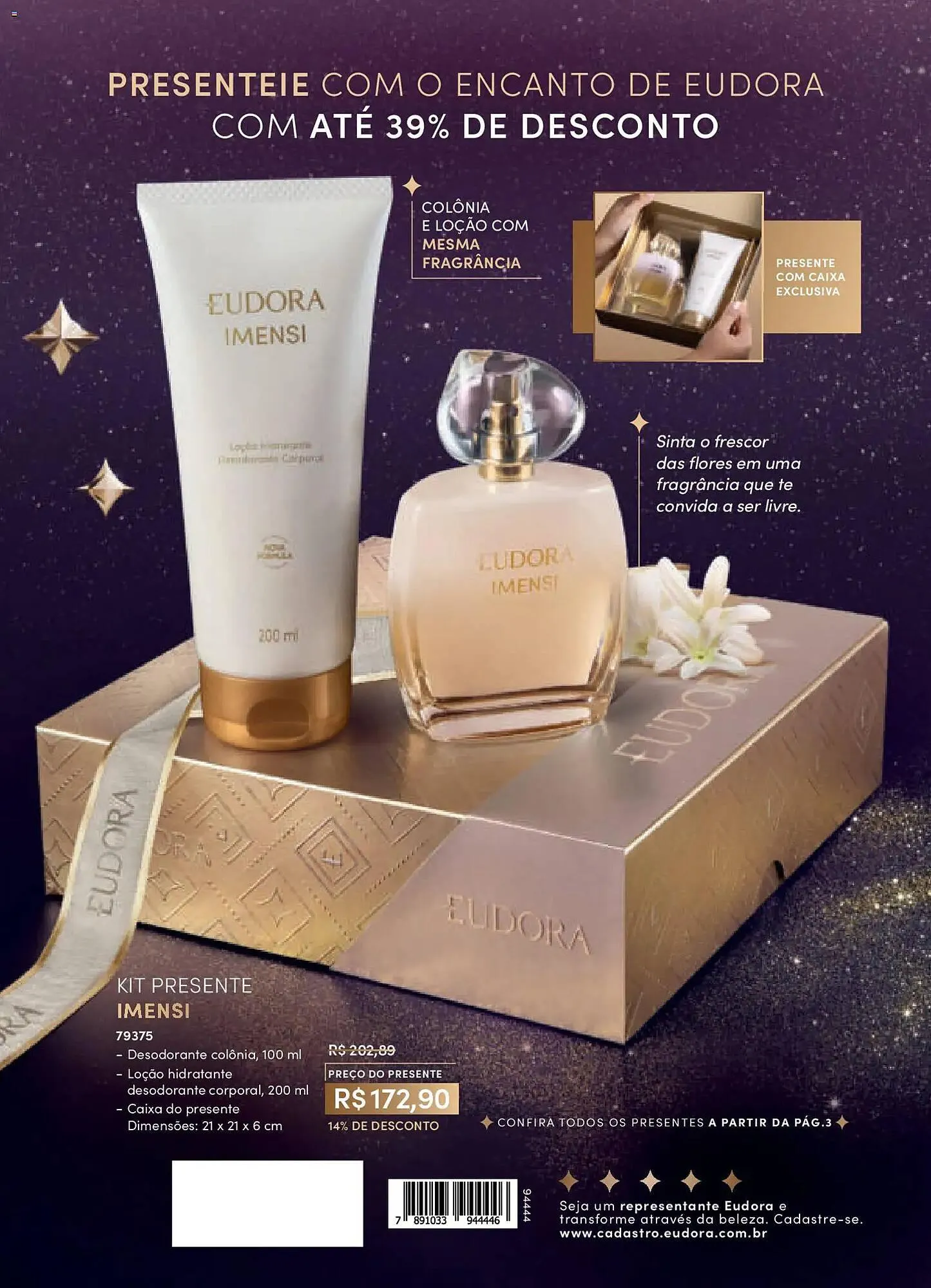 Encarte de Catálogo Eudora 10 de novembro até 9 de dezembro 2025 - Pagina 112