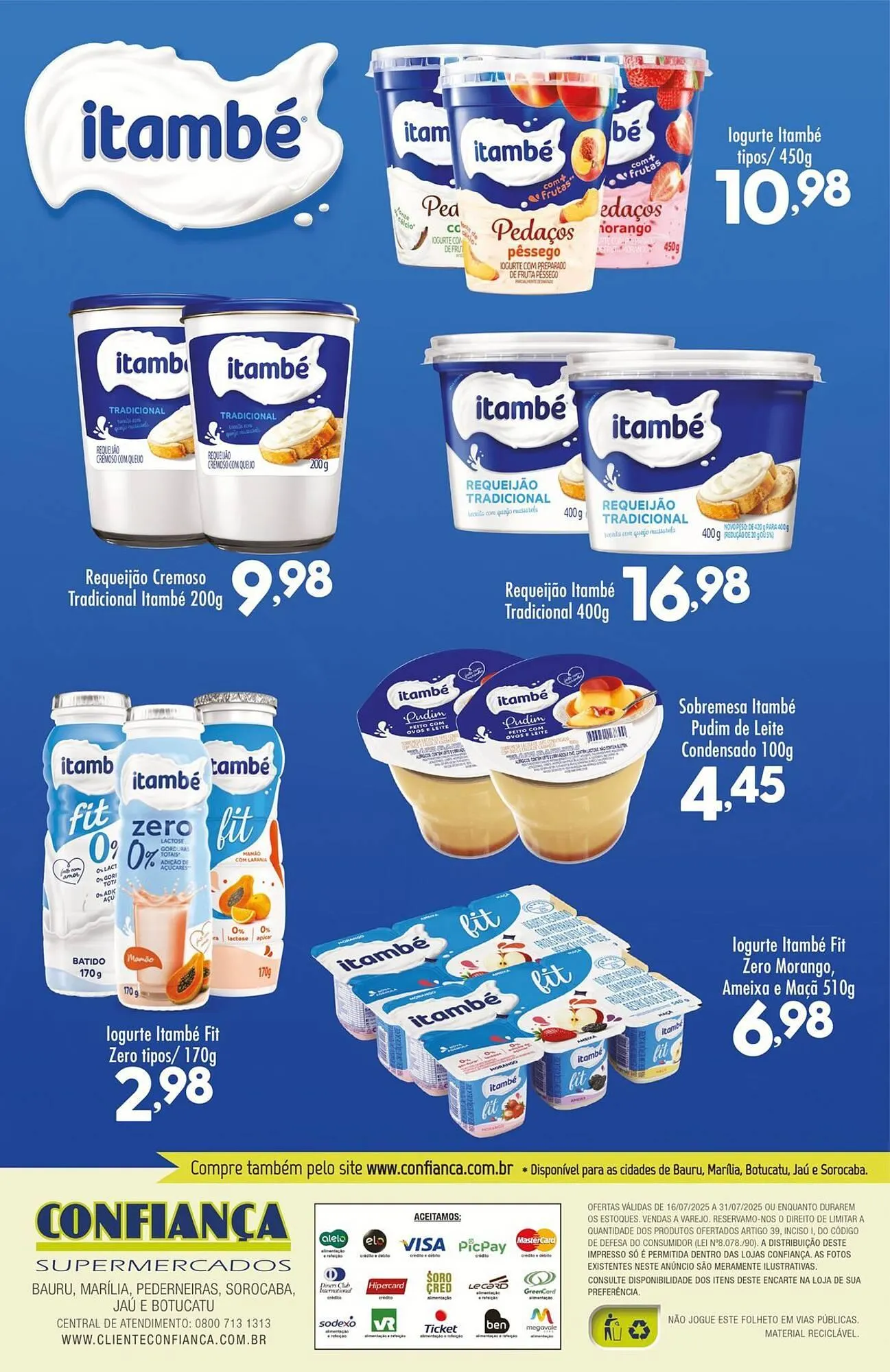 Encarte de Catálogo Confiança Supermercados 16 de julho até 31 de julho 2025 - Pagina 12