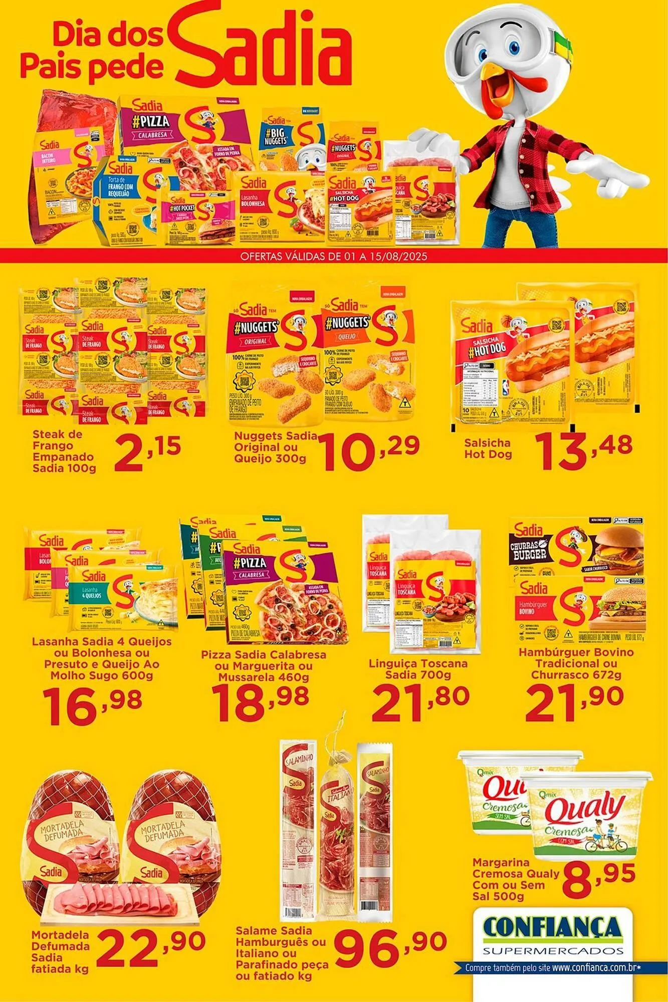 Encarte de Catálogo Confiança Supermercados 1 de agosto até 15 de agosto 2025 - Pagina 11