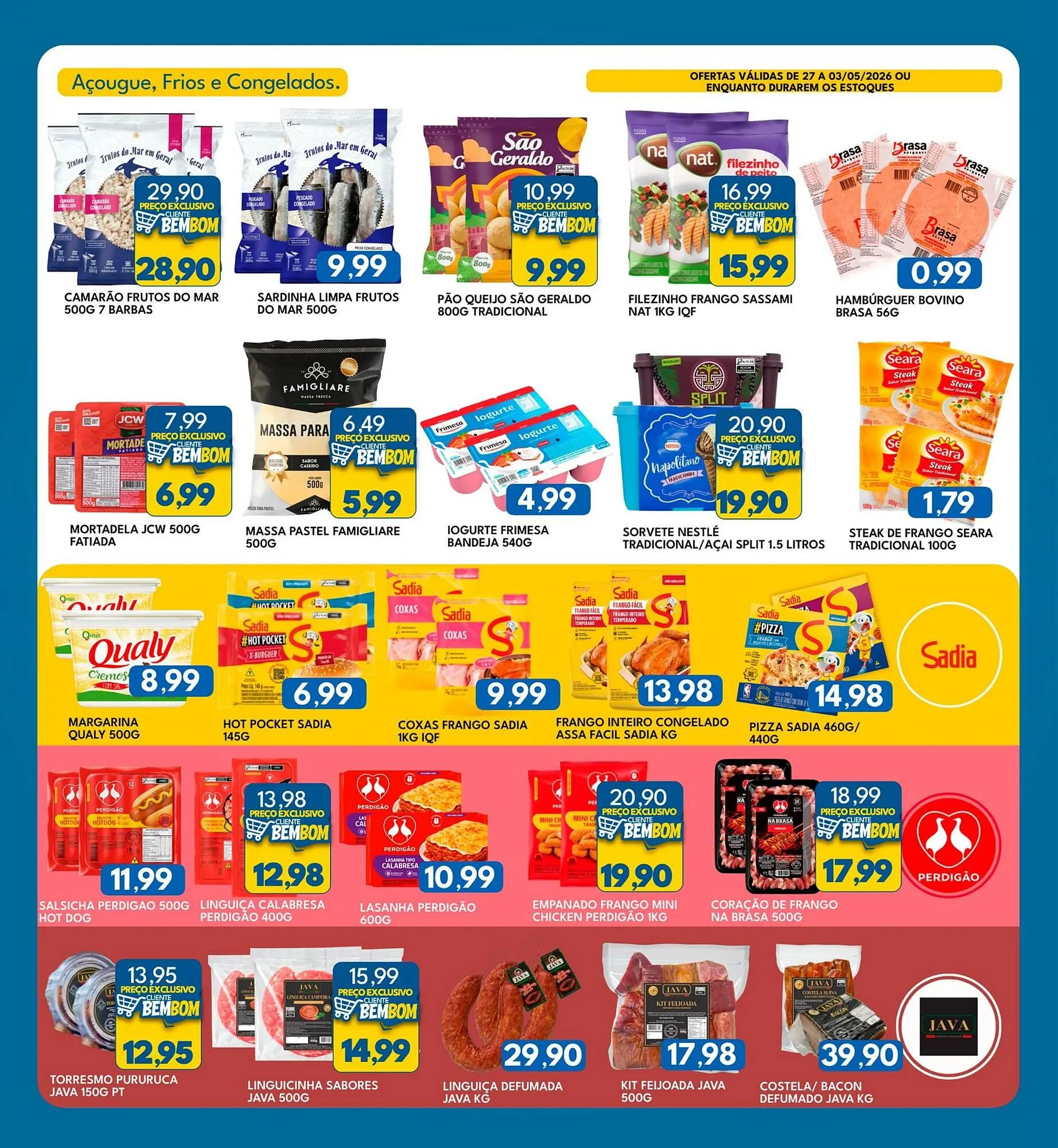 Encarte de Catálogo Rancho Bom Supermercados 27 de abril até 3 de maio 2026 - Pagina 4