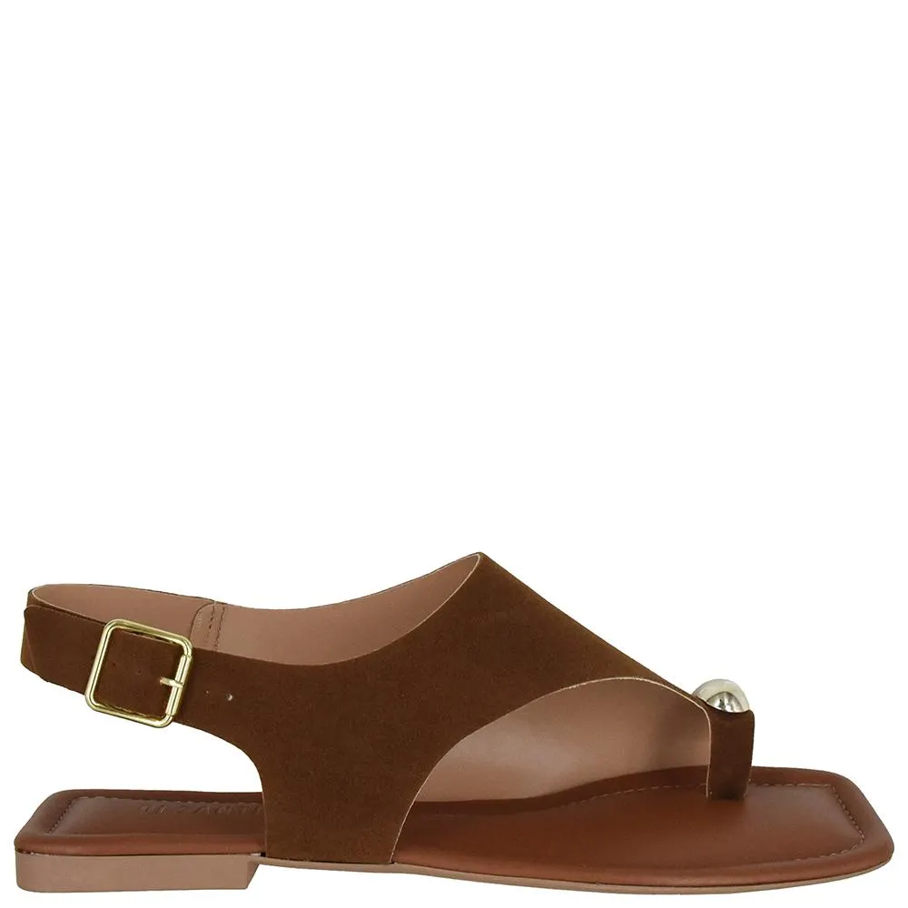 SANDALIA BAIXA ASSIMETRICA ENFEITE DI SANTINNI