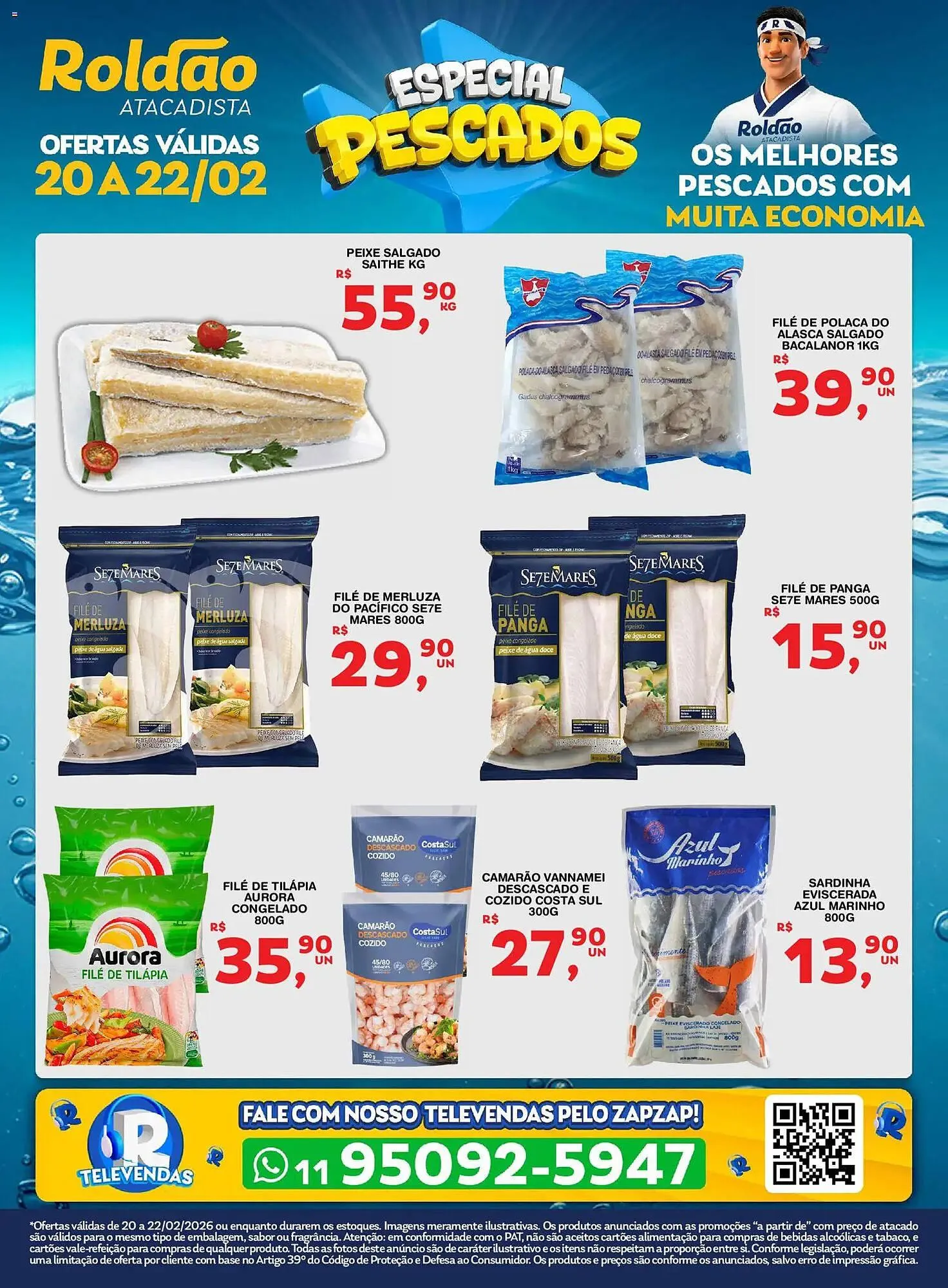 Encarte de Folheto Roldão 20 de fevereiro até 22 de fevereiro 2026 - Pagina 1