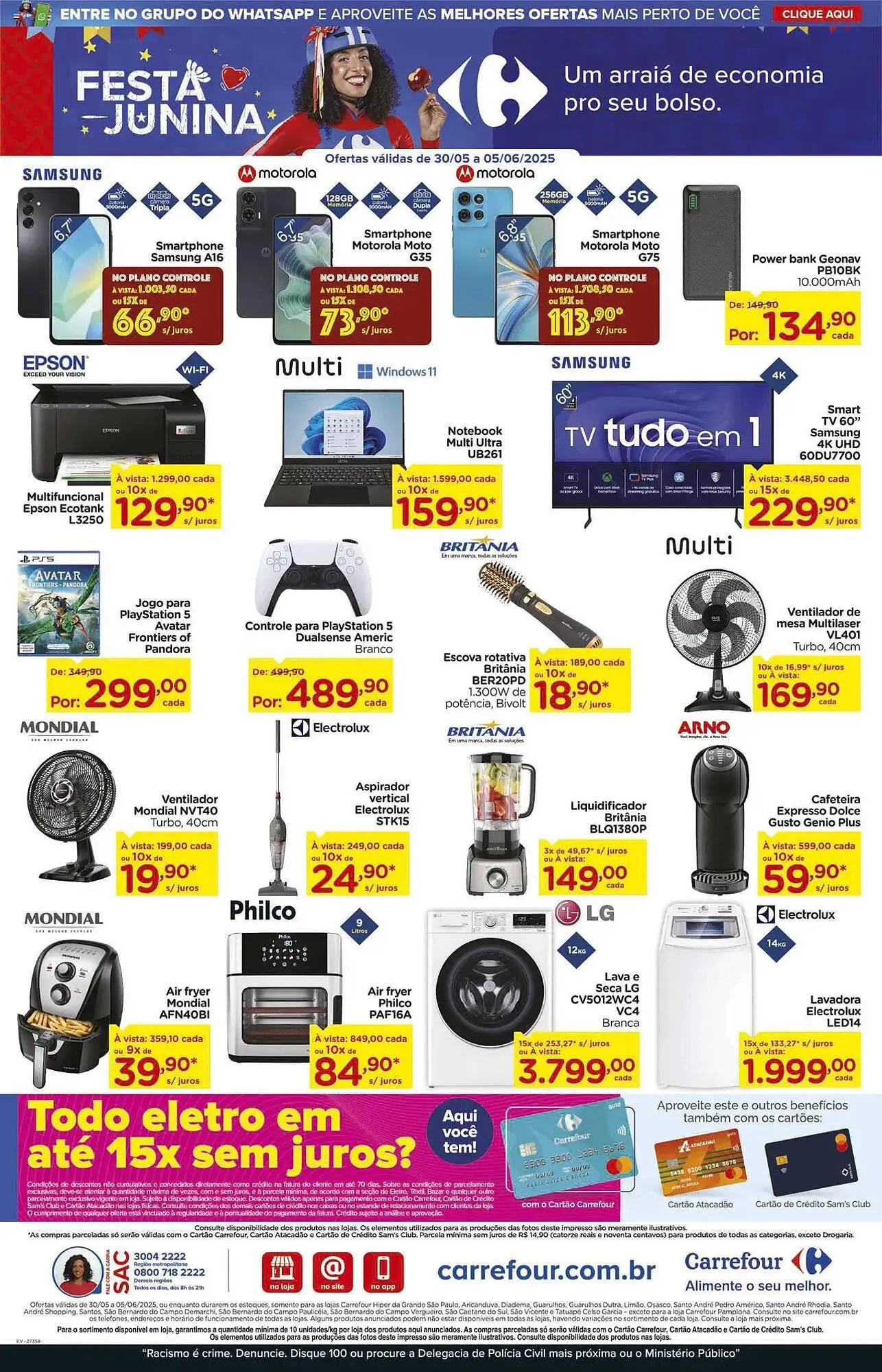 Encarte de Catálogo Carrefour 30 de maio até 6 de junho 2025 - Pagina 13