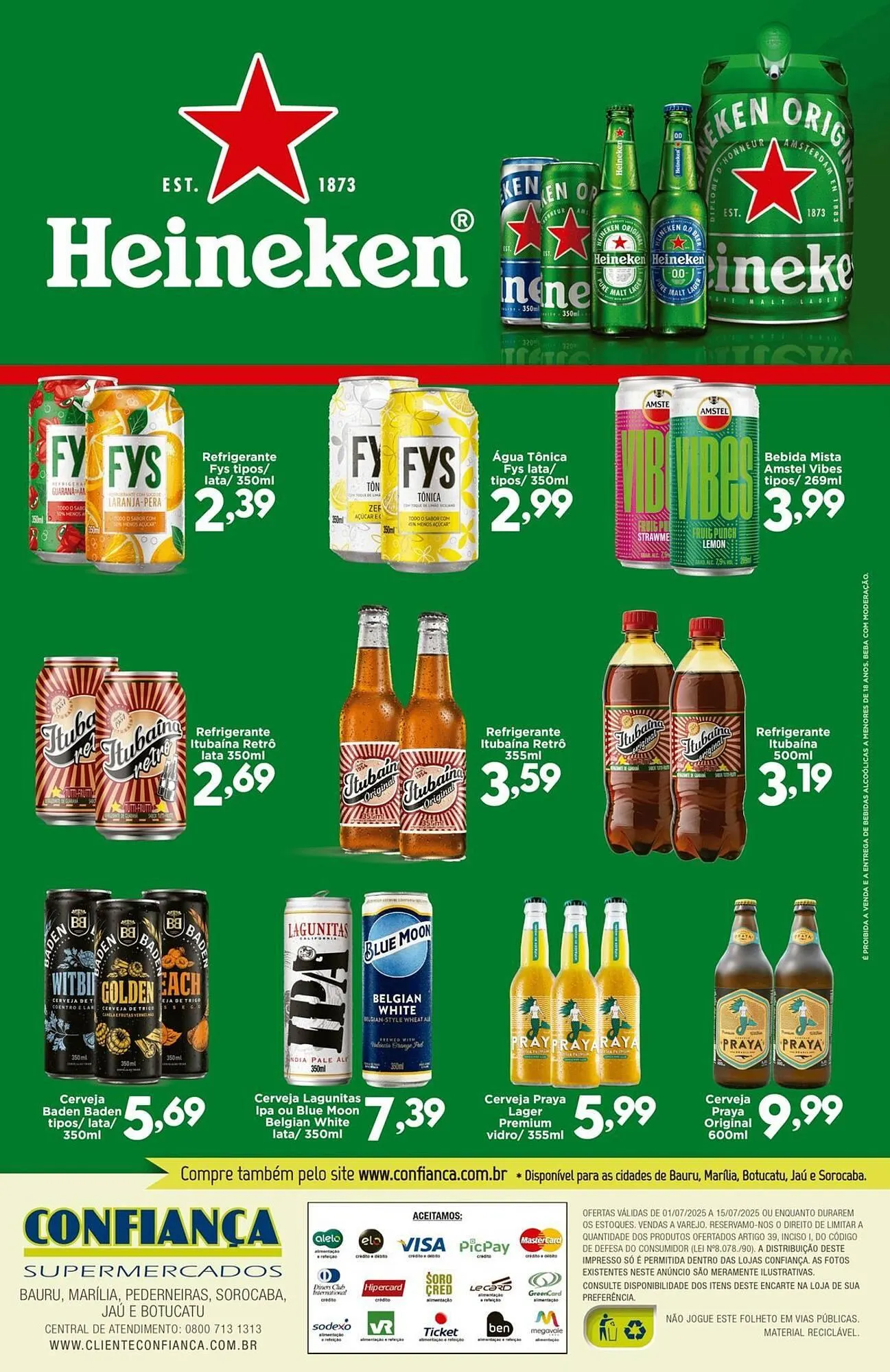 Encarte de Catálogo Confiança Supermercados 1 de julho até 15 de julho 2025 - Pagina 8