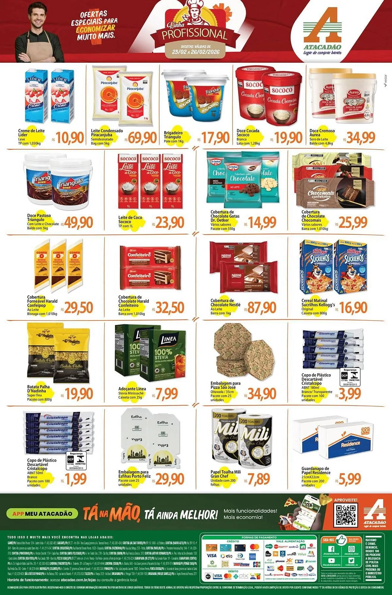 Encarte de Folheto Atacadão 23 de fevereiro até 26 de fevereiro 2026 - Pagina 2