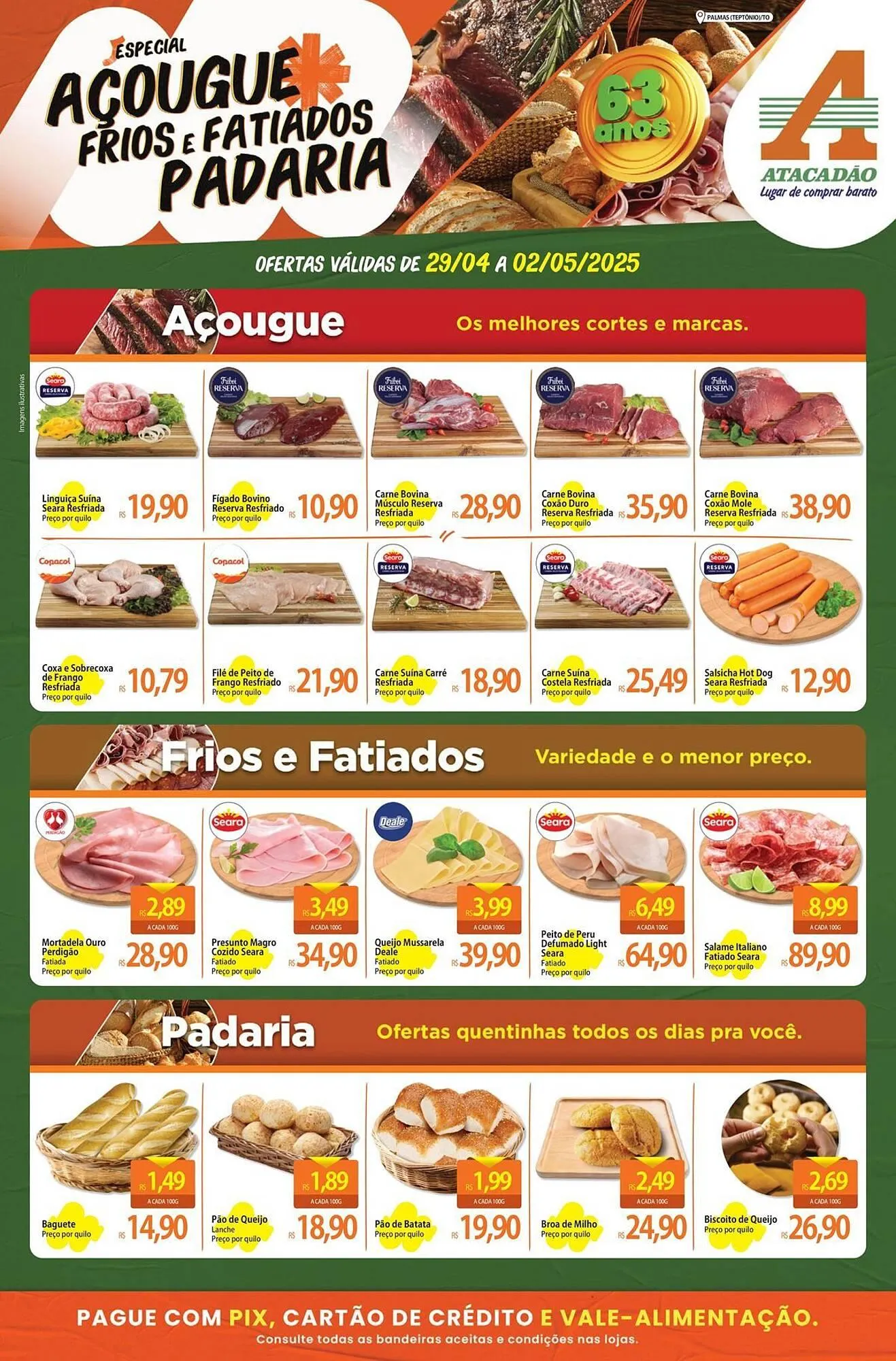 Encarte de Catálogo Atacadão 28 de abril até 2 de maio 2025 - Pagina 1