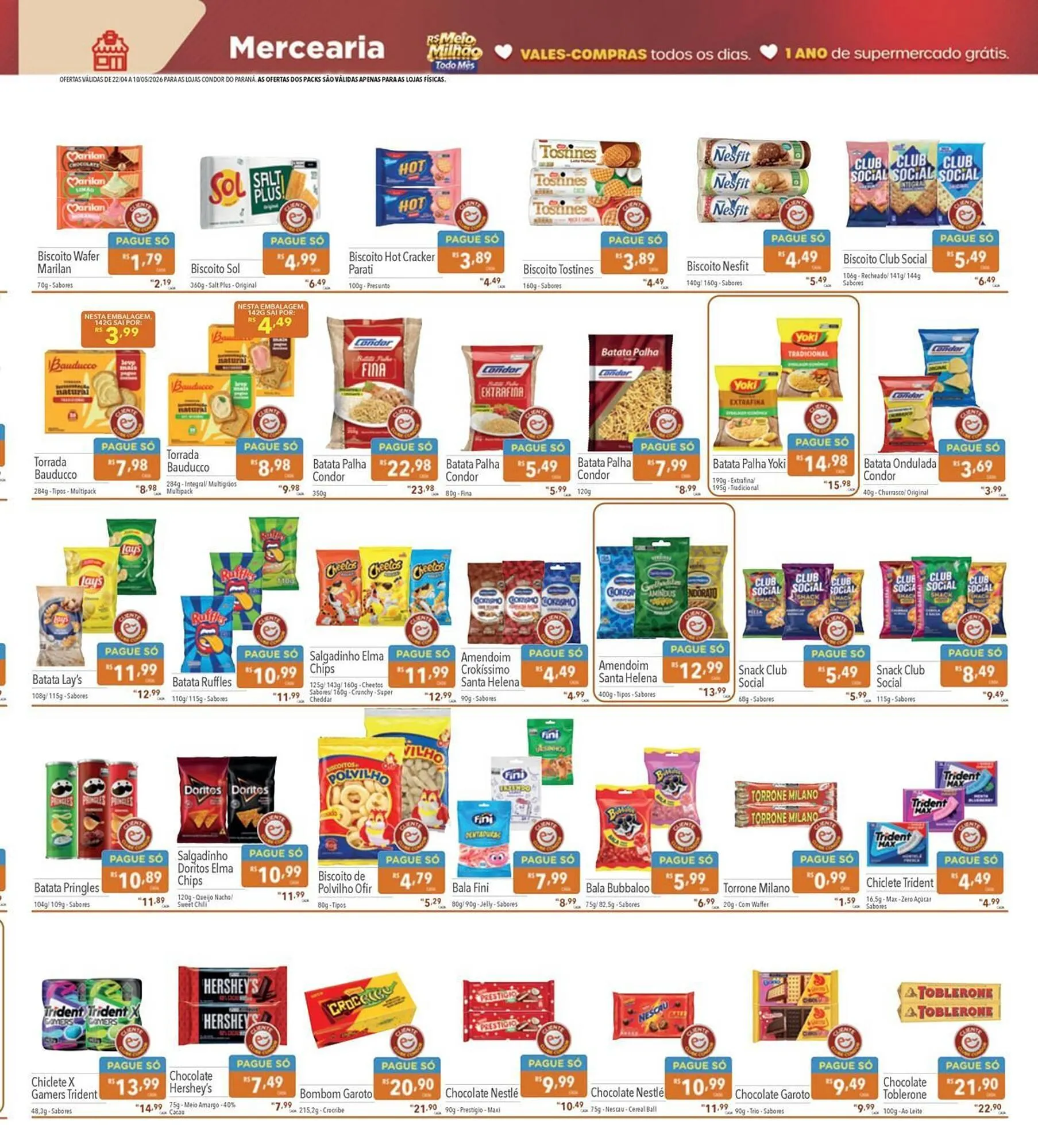 Encarte de Catálogo Supermercados Condor 22 de abril até 10 de maio 2026 - Pagina 7