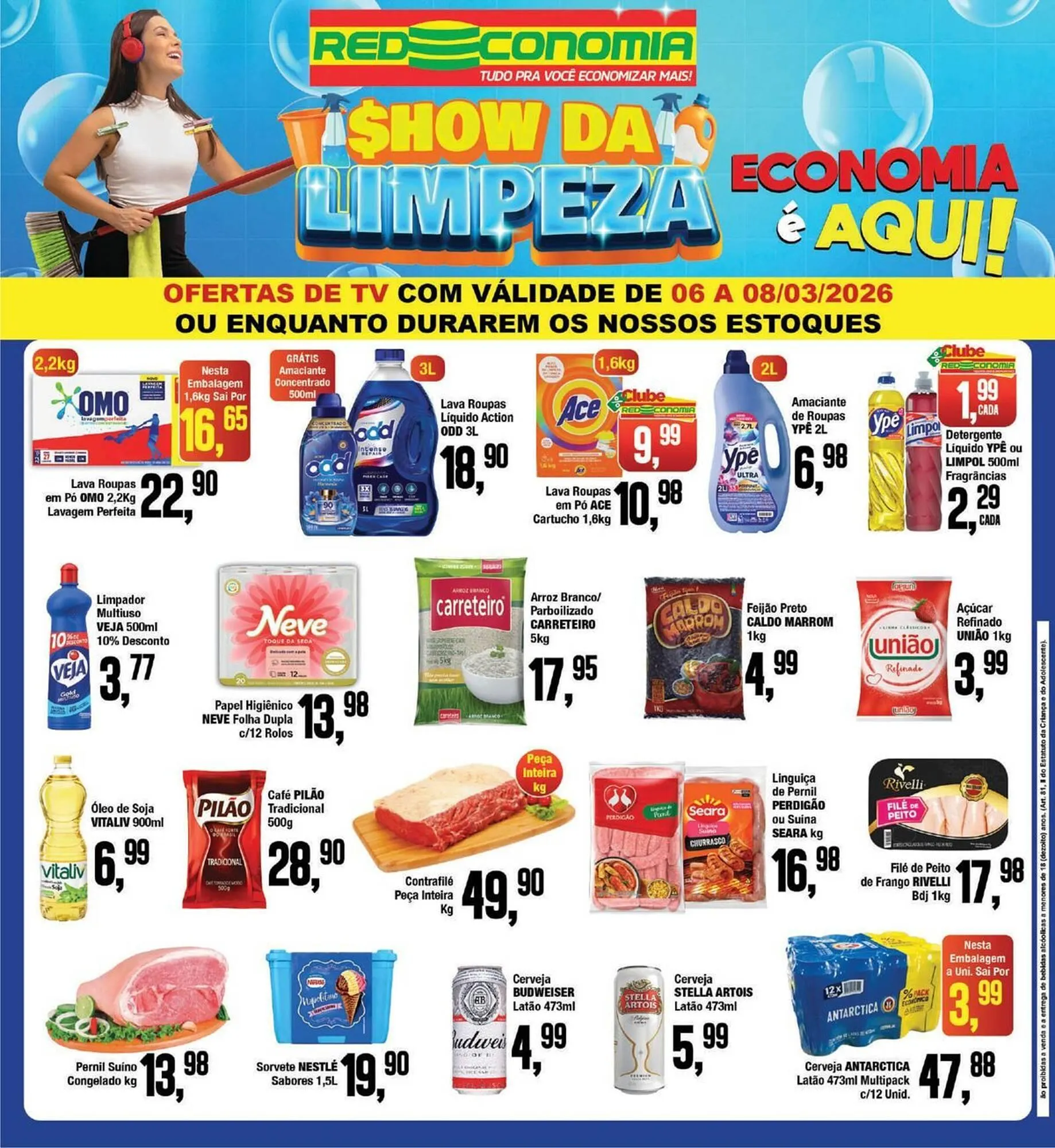 Encarte de Encarte Rede Economia 6 de março até 8 de março 2026 - Pagina 1