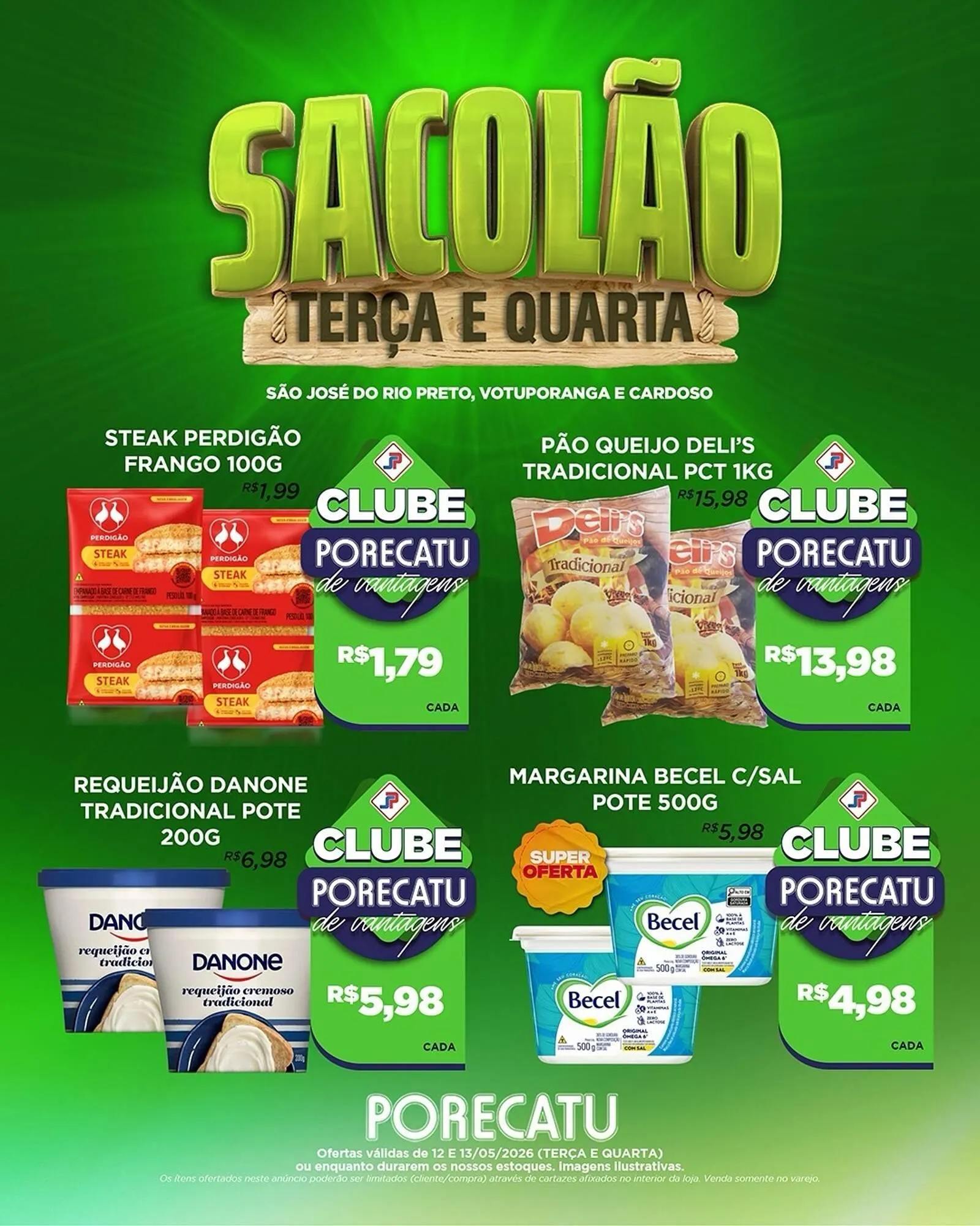 Encarte de Catálogo Supermercado Porecatu 12 de maio até 13 de maio 2026 - Pagina 10