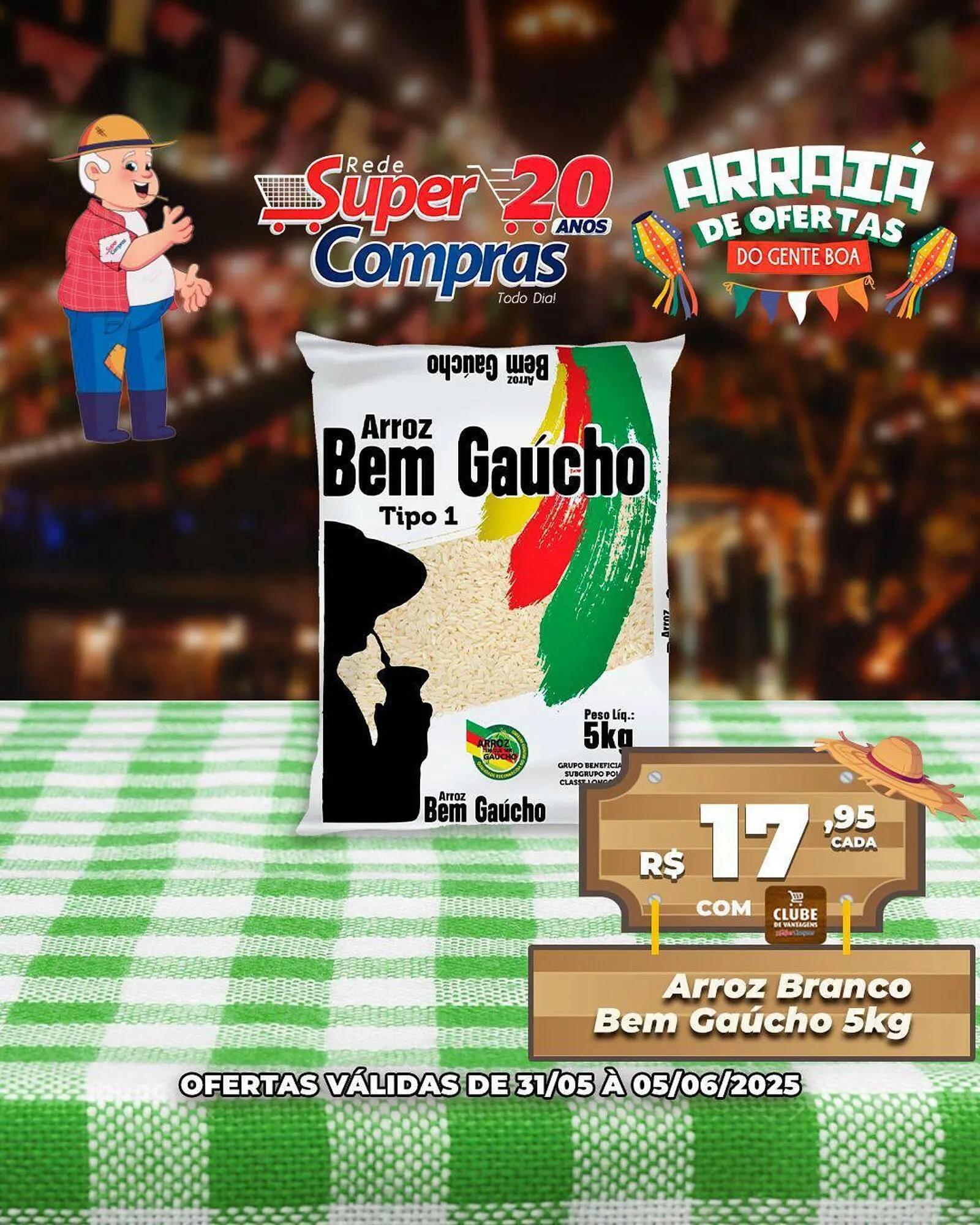 Encarte de Catálogo Rede Super Compras 31 de maio até 5 de junho 2025 - Pagina 1