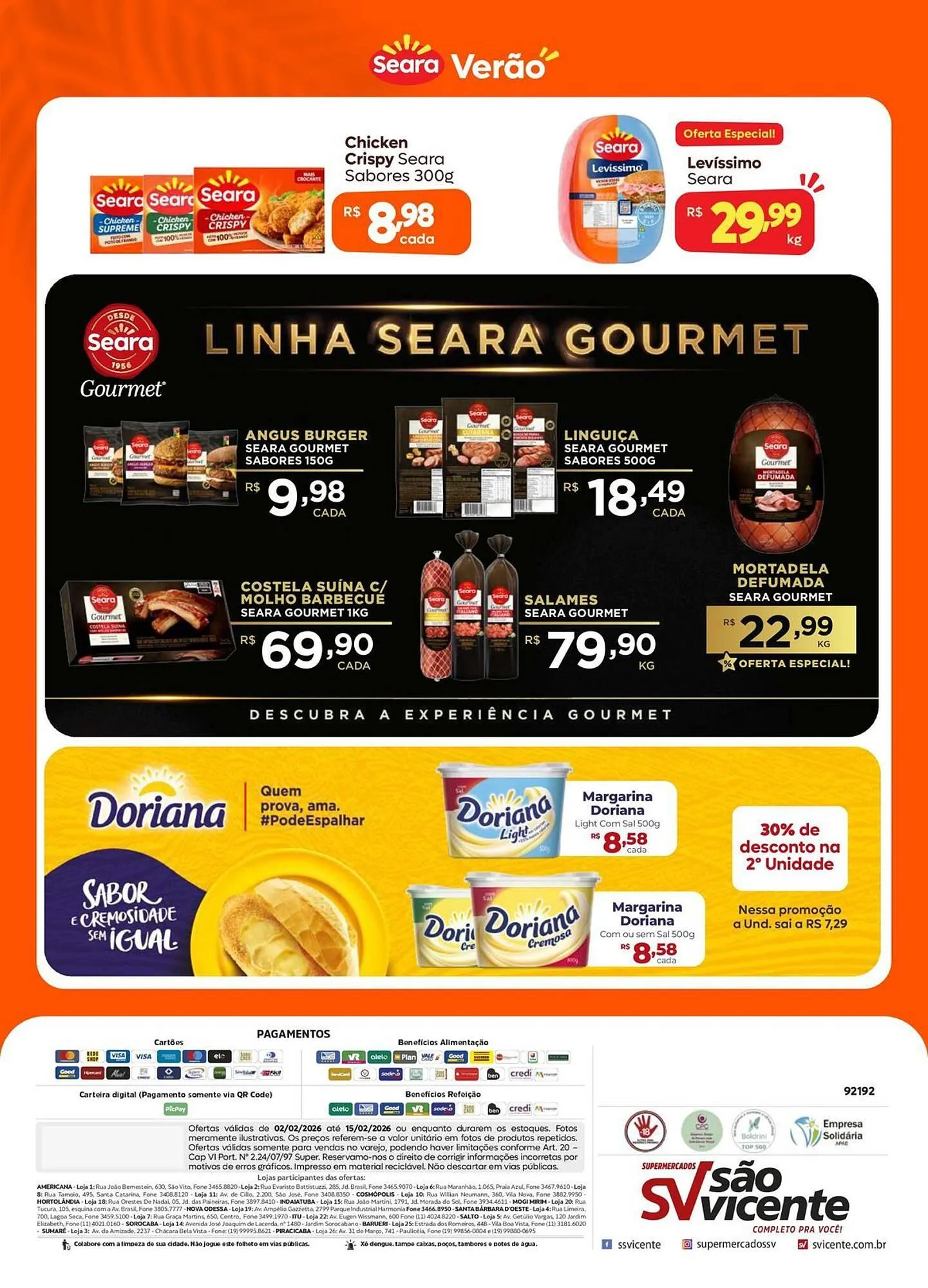 Encarte de Catálogo Supermercados São Vicente 2 de fevereiro até 15 de fevereiro 2026 - Pagina 2