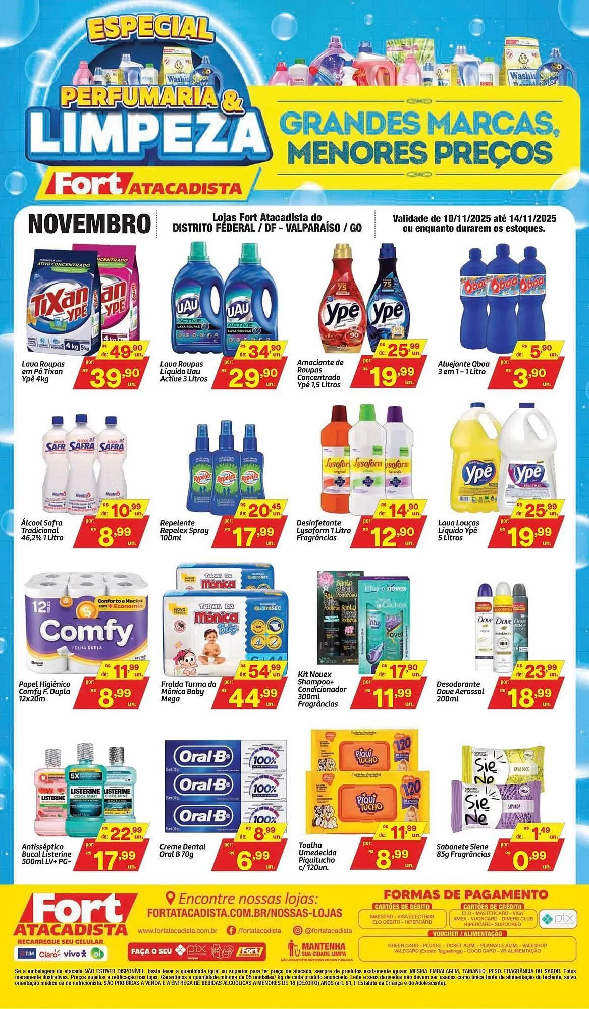 Encarte de Tabloide Fort Atacadista 10 de novembro até 14 de novembro 2025 - Pagina 1