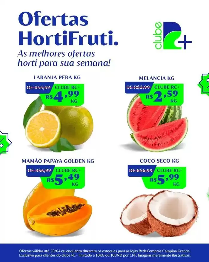 Encarte de Encarte Rede Compras 17 de abril até 22 de abril 2025 - Pagina 7