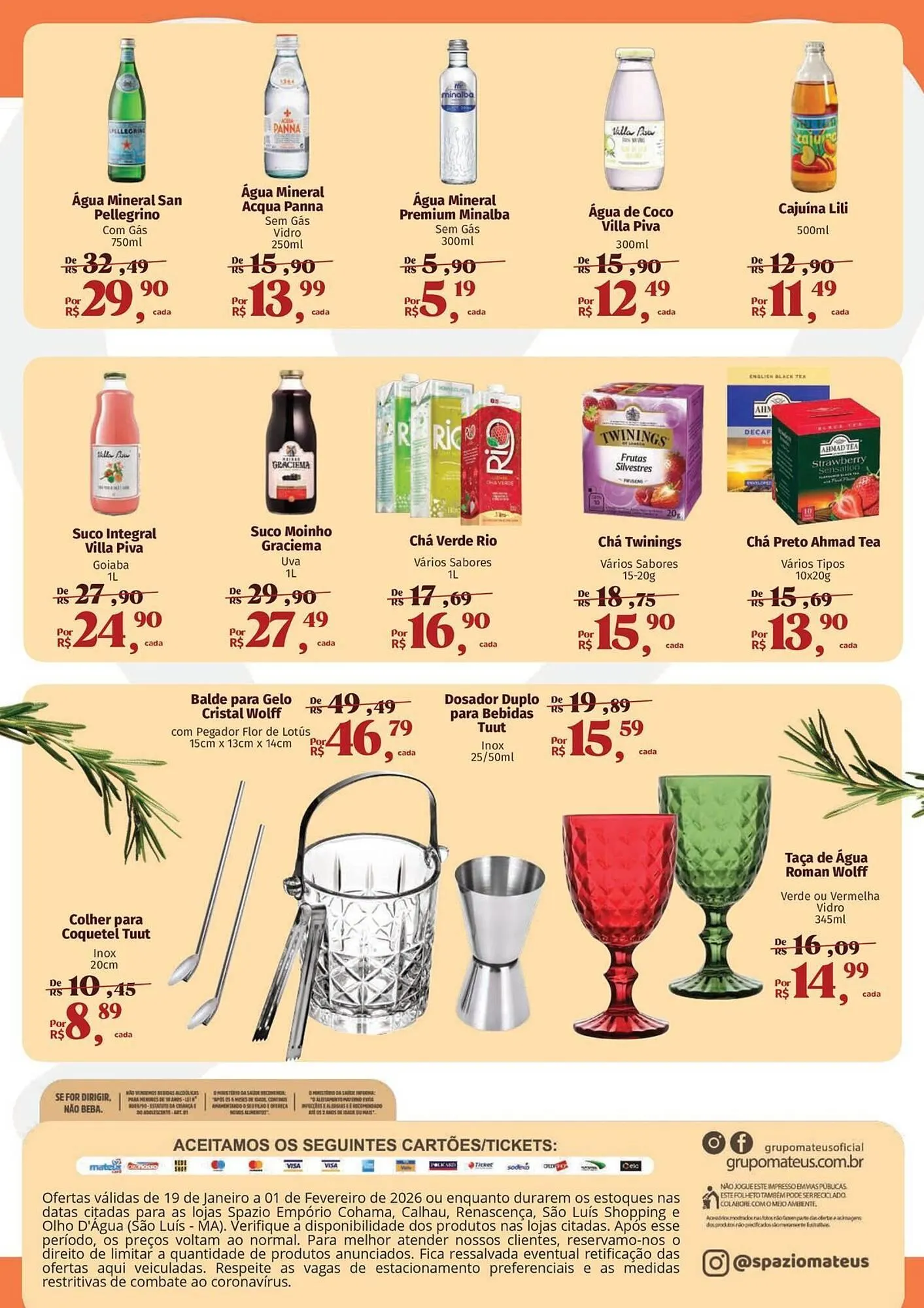 Encarte de Catálogo Supermercados Mateus 19 de janeiro até 1 de fevereiro 2026 - Pagina 4