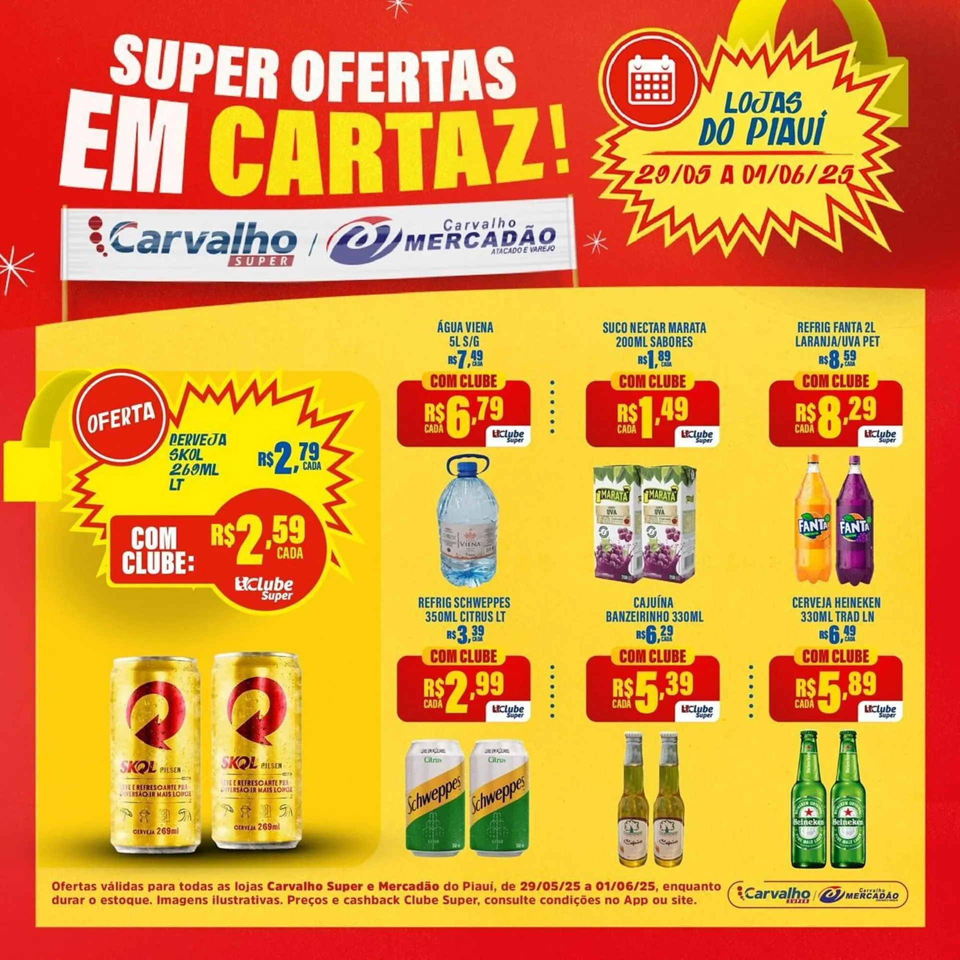 Encarte de Catálogo Carvalho Supermercado 29 de maio até 1 de junho 2025 - Pagina 2