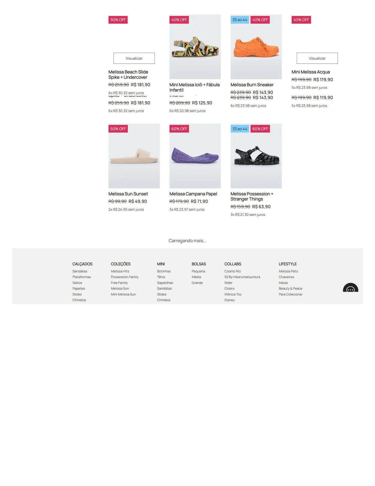 Encarte de Melissa 24 de novembro até 29 de novembro 2023 - Pagina 9