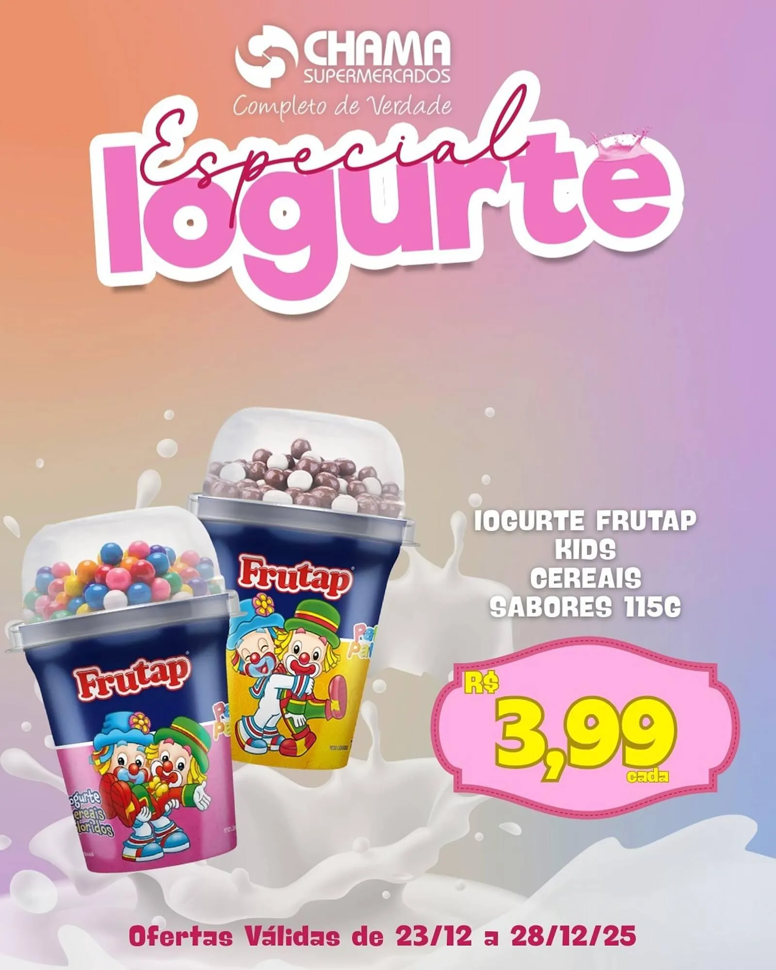 Encarte de Catálogo Chama Supermercados 23 de dezembro até 29 de dezembro 2025 - Pagina 3